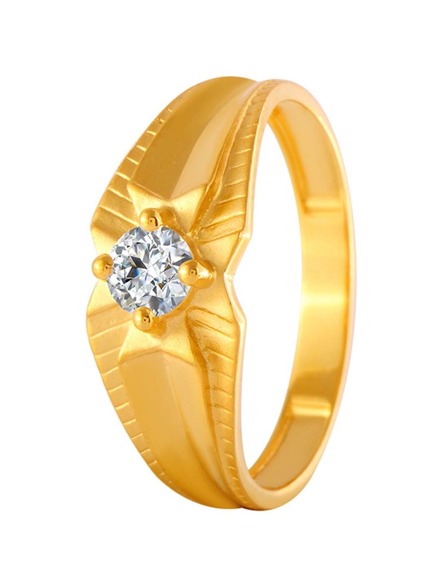 PC Chandra Jewellers DIAMOND COLLECTION 14kt Yellow Gold ring Price in  India - Buy PC Chandra Jewellers DIAMOND COLLECTION 14kt Yellow Gold ring  online at Flipkart.com