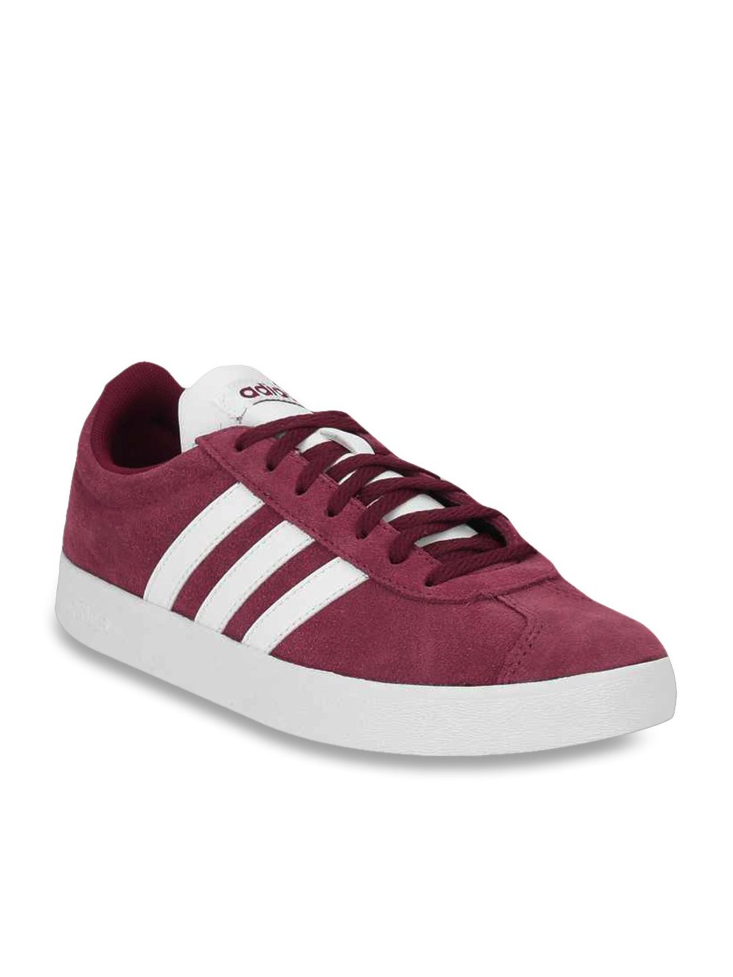 Adidas vl court store maroon