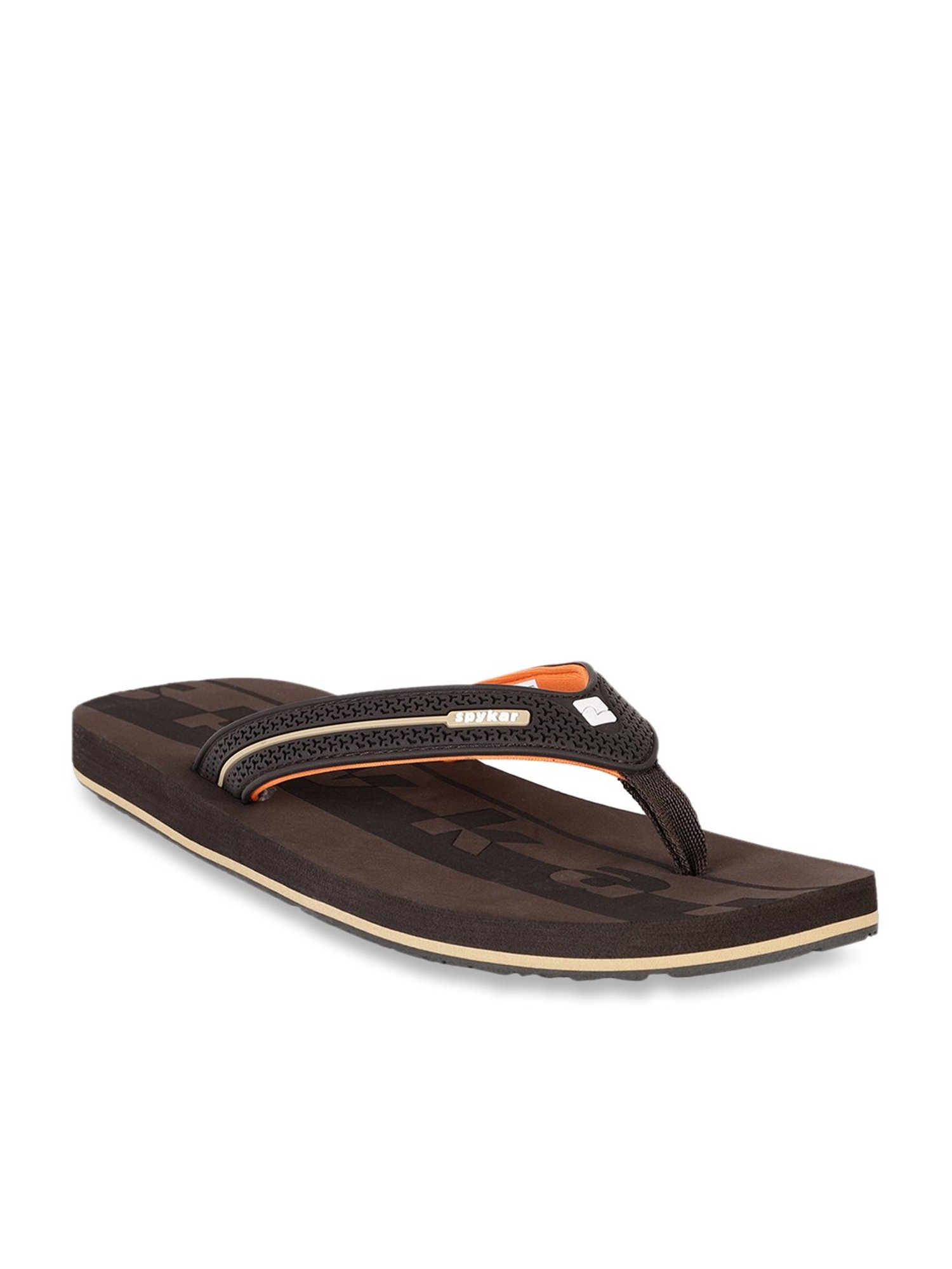 Buy Spykar Brown Orange Flip Flops for Men at Best Price Tata CLiQ