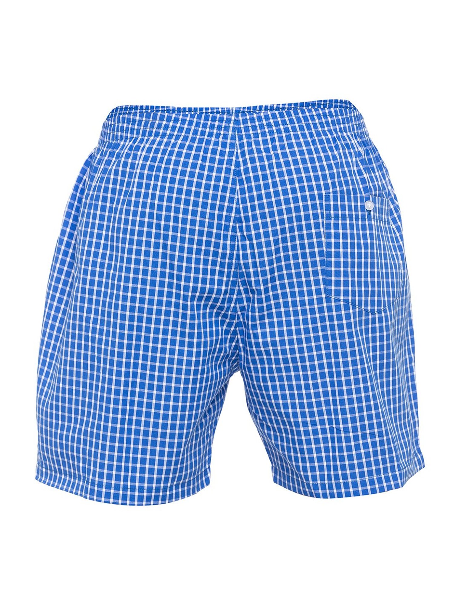 Blue Check Boxer Shorts