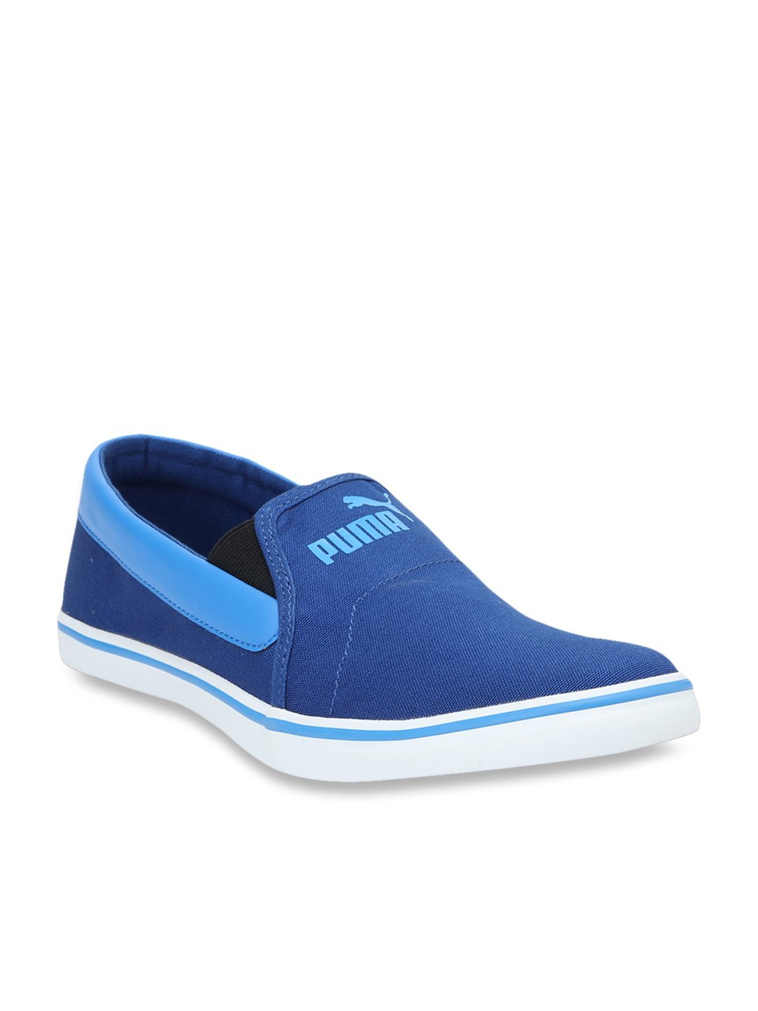 puma slip ons men blue