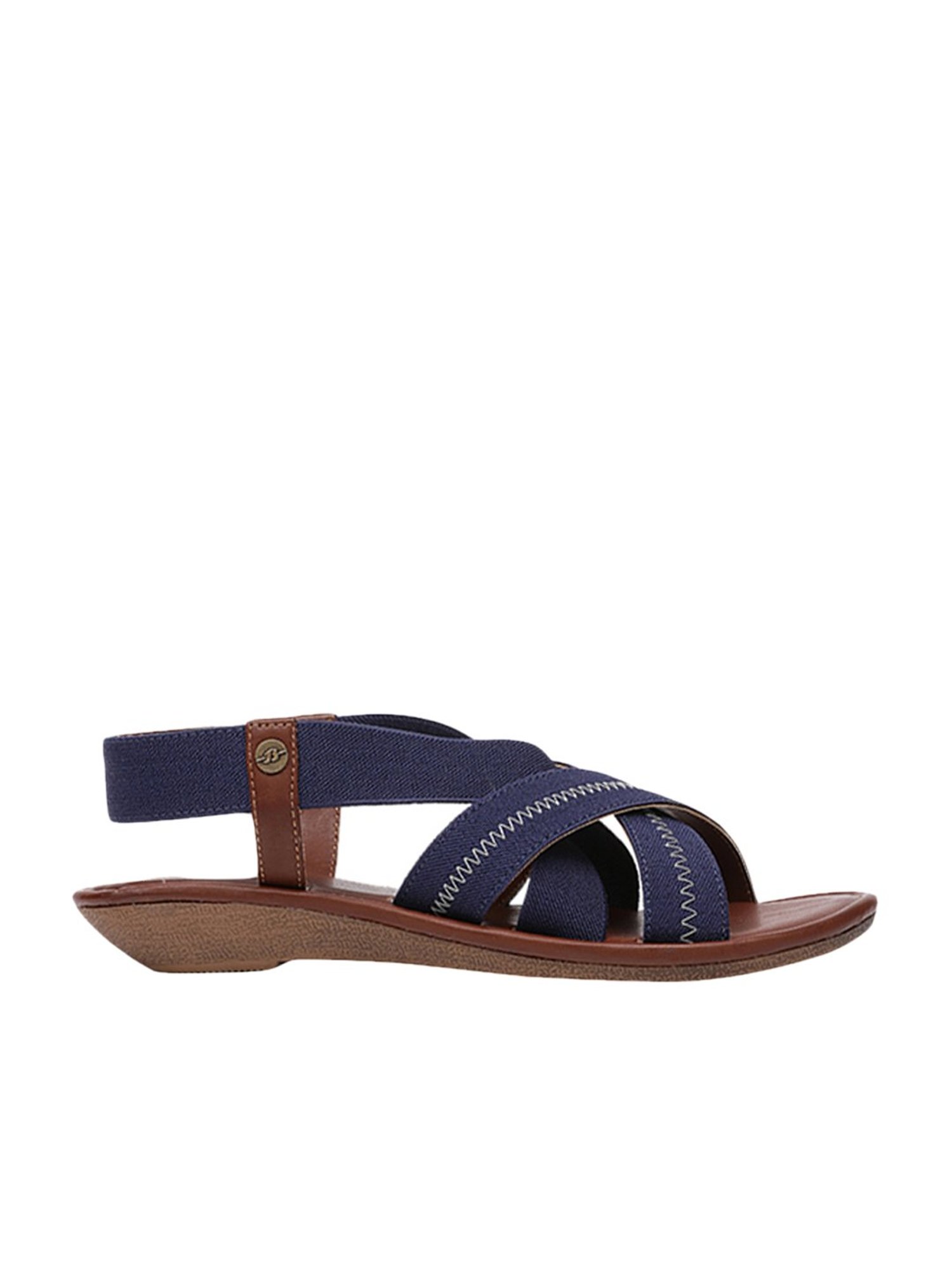 Buy online Men Navy Blue Nubuck Leather Slip On Sandal from Sandals and  Floaters for Men by G L Trend for ₹850 at 47% off | 2024 Limeroad.com