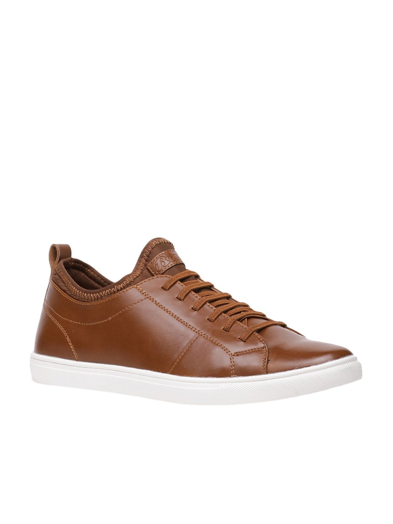 Brown Woven Leather Low Top Sneakers for Men by GentWith.com | Brown  leather sneakers, How to make brown, Brown leather shoes