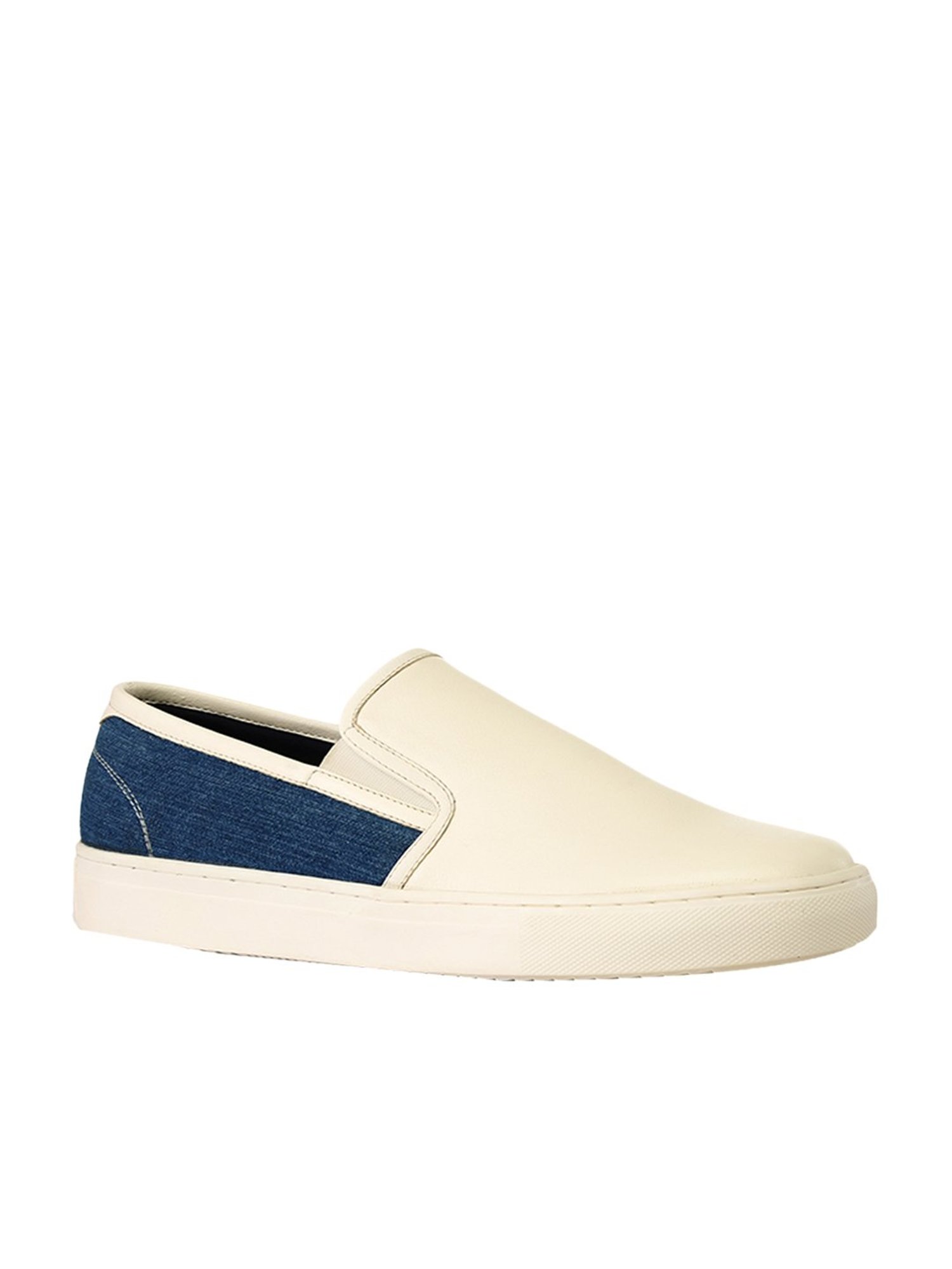 white casual loafers
