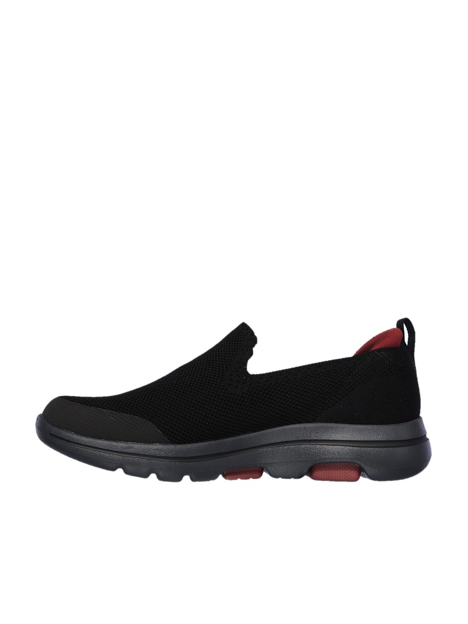 skechers black go walk 5 prized trainers