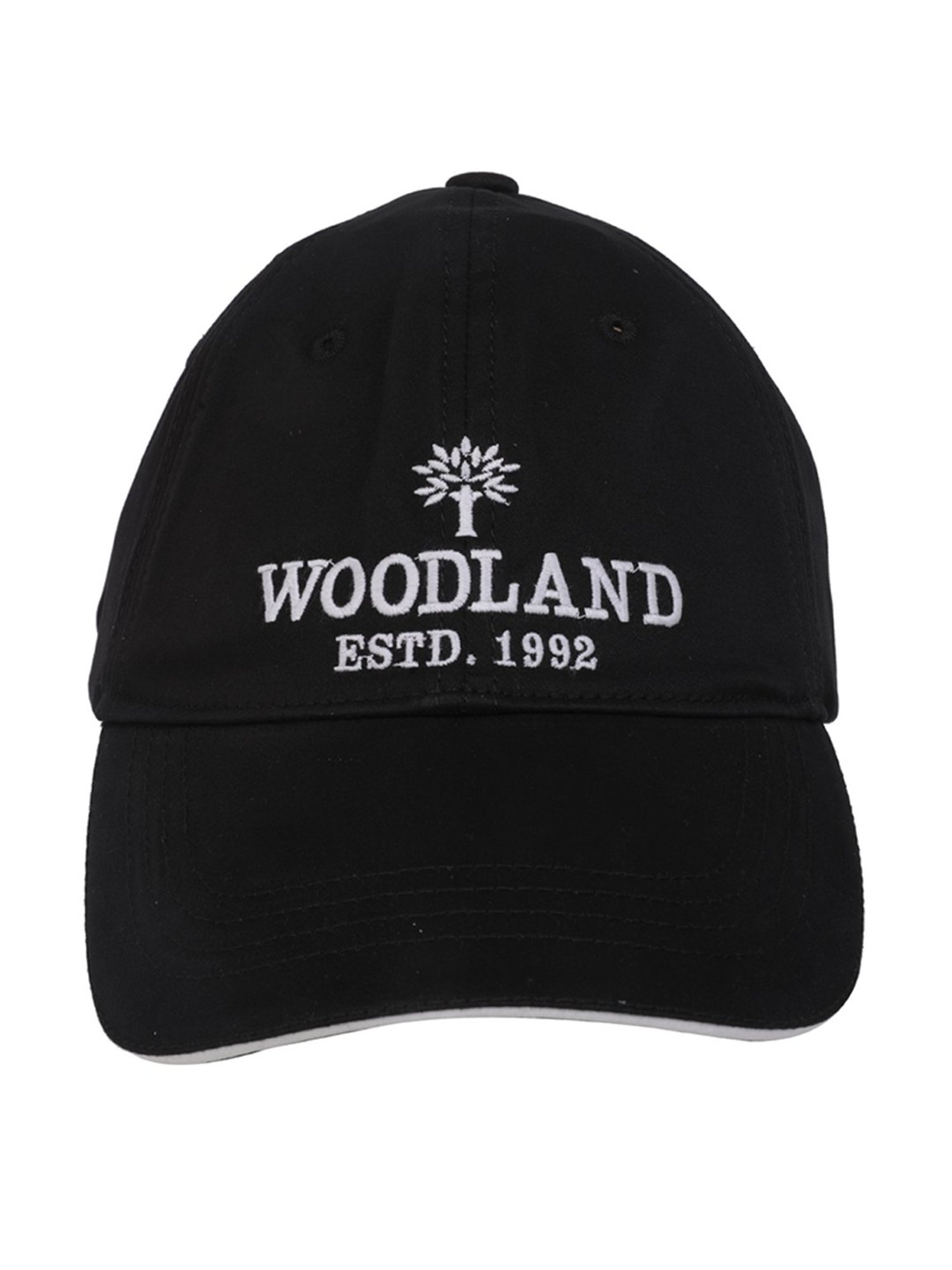 Buy Woodland Black Cotton Baseball Cap 