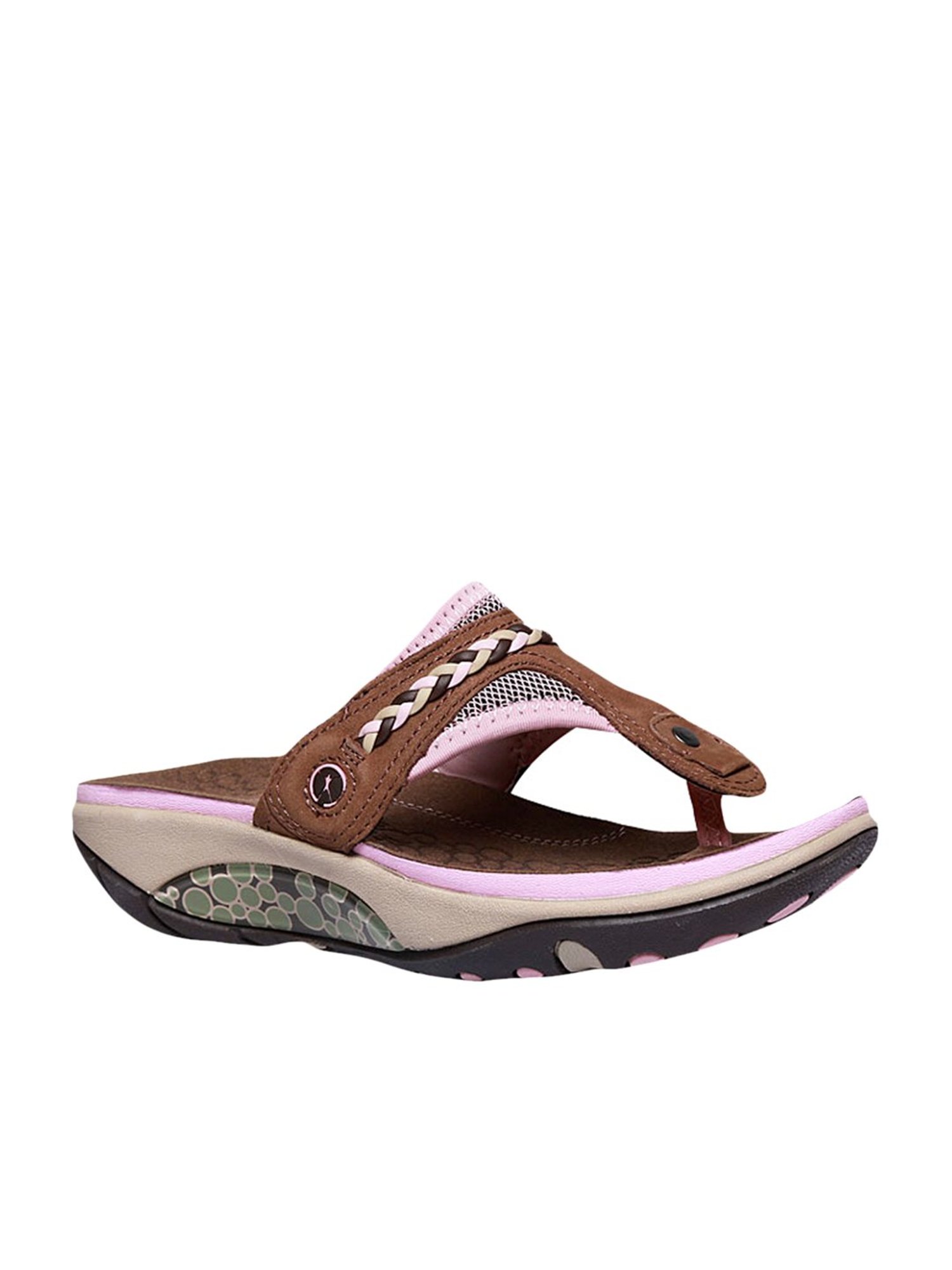 Buy Hush Puppies by Bata Move Brown Pink Thong Sandals for Men at Best Price @ Tata CLiQ