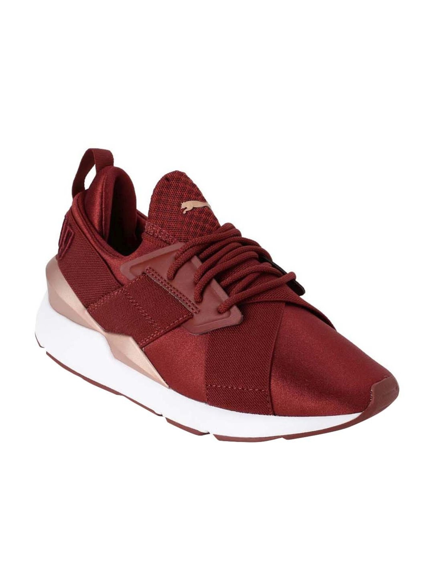 puma muse burgundy