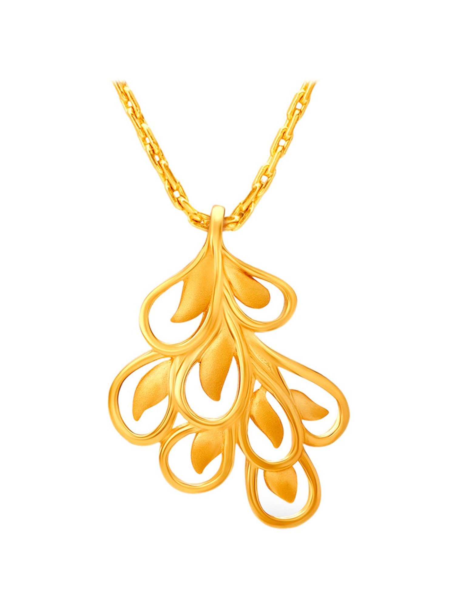 Tanishq clearance peacock pendant