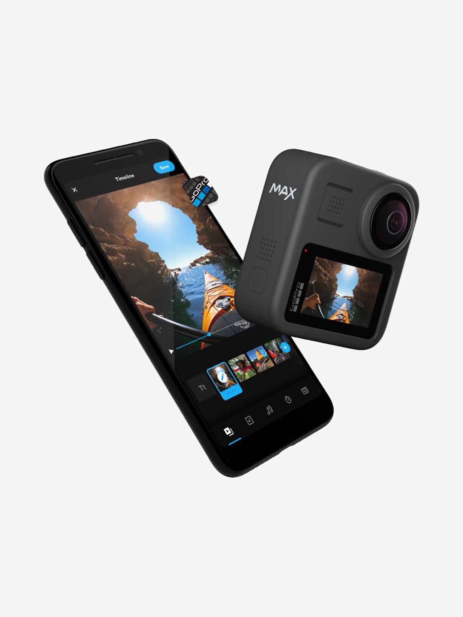 Buy Gopro Max Chdhz 1 Rw 360 Degree 16 6 Mp Sports And Action Camera Black Online At Best Prices Tata Cliq