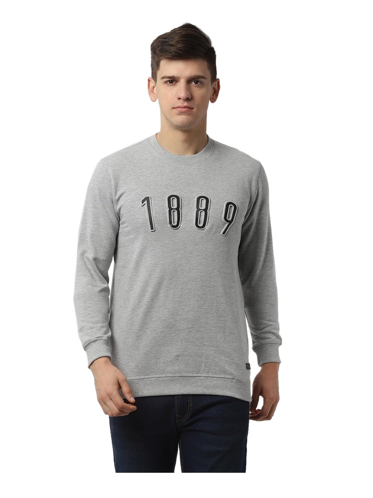peter england black sweatshirt