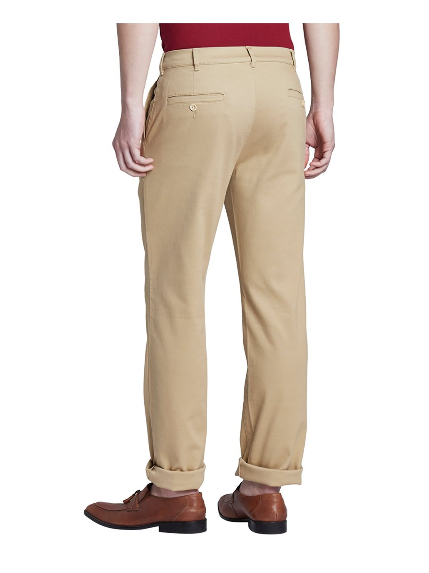 m2 relaxed performance khaki boot cut pant