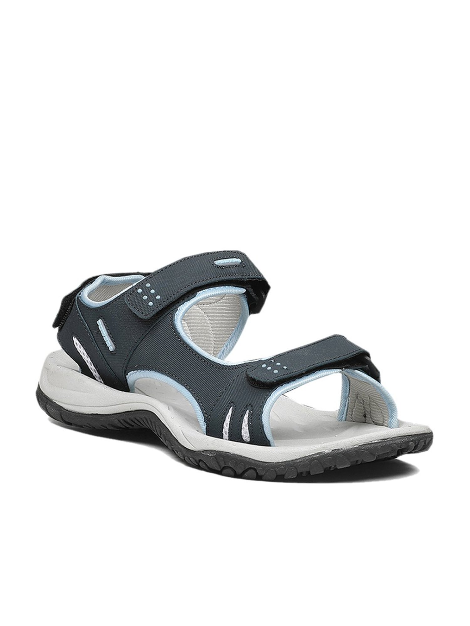 Bata Dark Grey Floater Sandals 