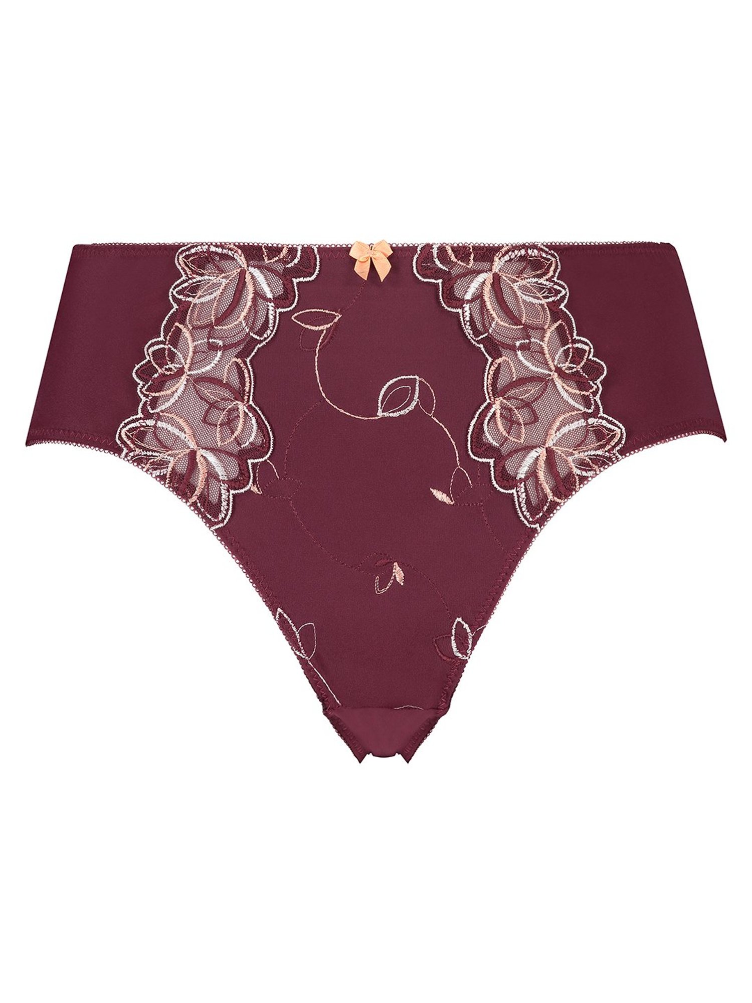 La Vie En Rose Pink Cotton Lace Work Panty