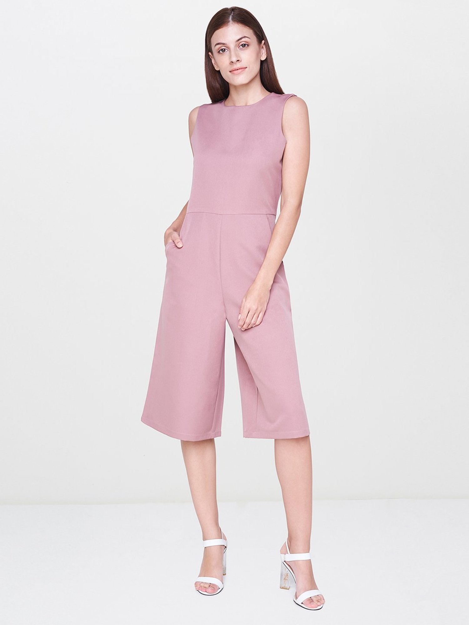 rose pink jumpsuit