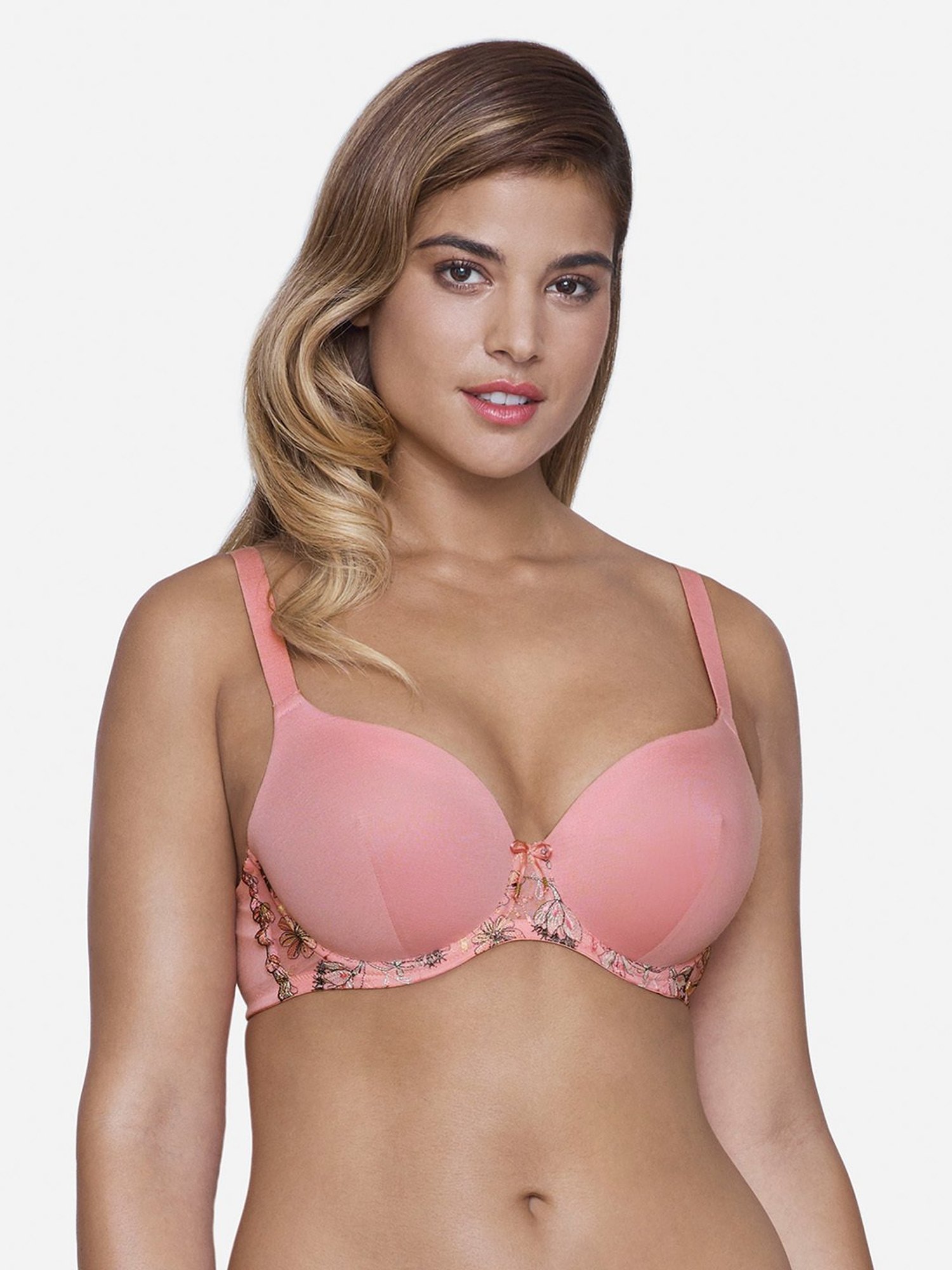 IN CARE Pink Half Coverage Non-Wired Push-Up Bra