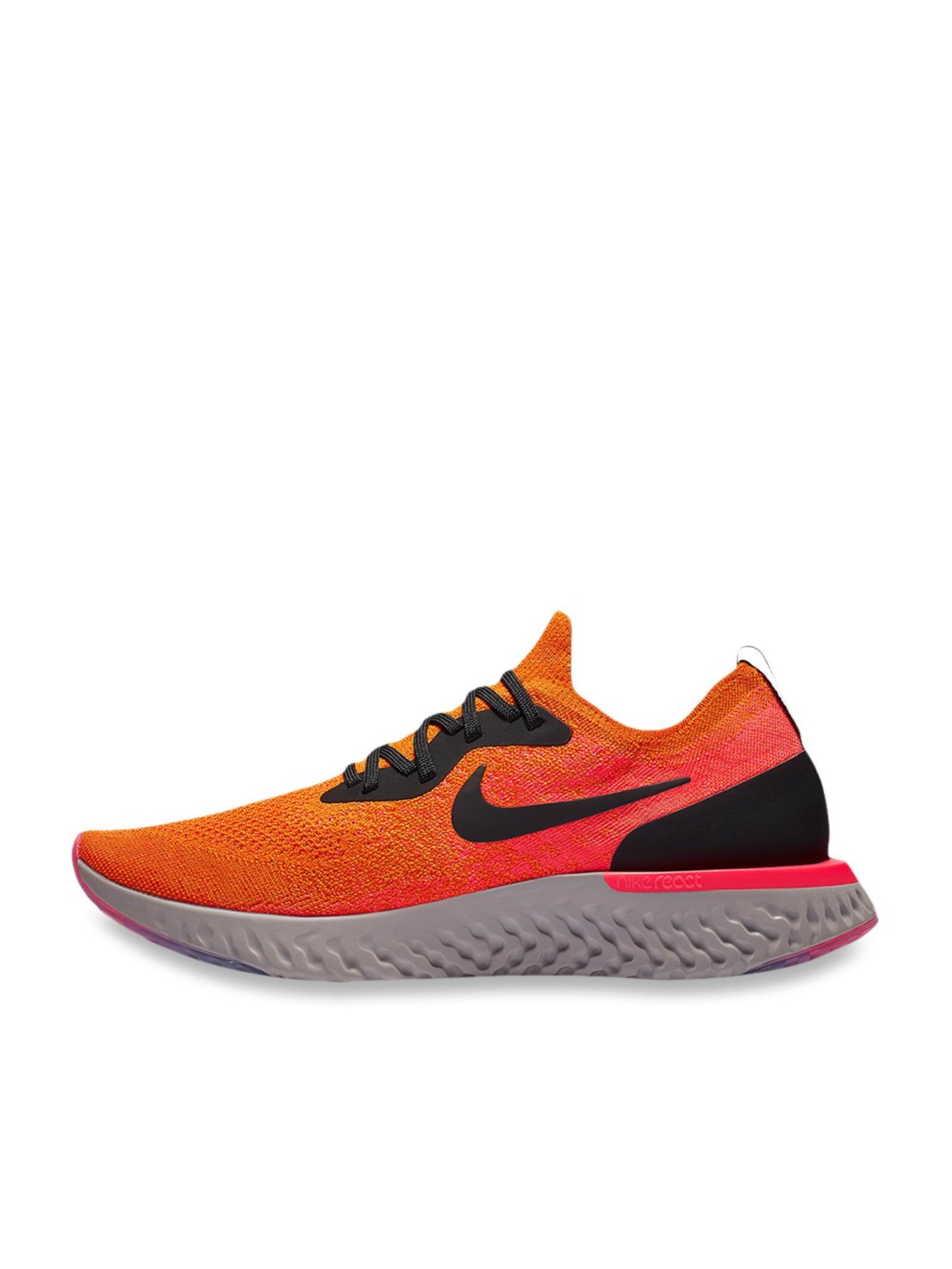 nike running epic react in orange