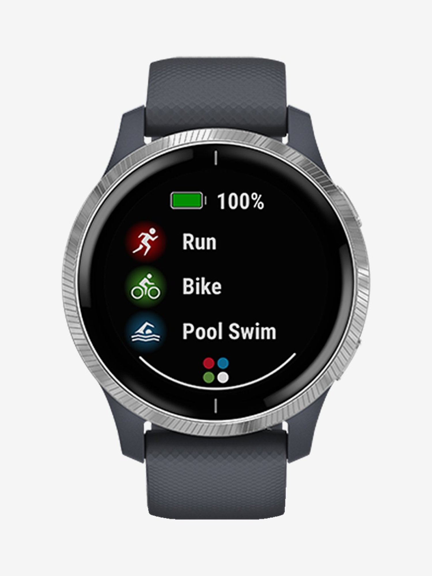Buy Garmin Venu Fitness Tracker (Granite Blue and Silver