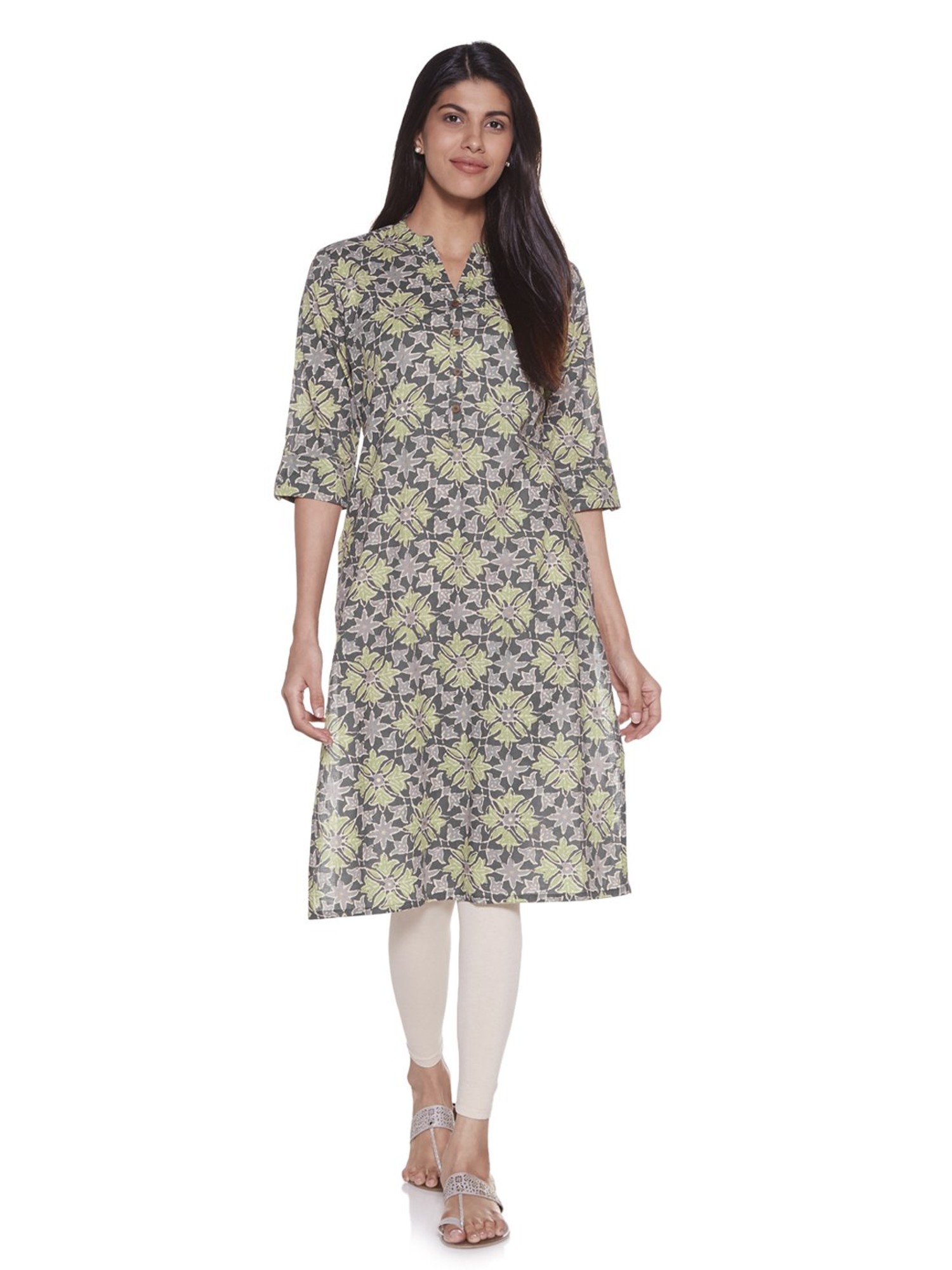 Multicolor Casual Wear Batik Printed Cotton Patiala Dress Material