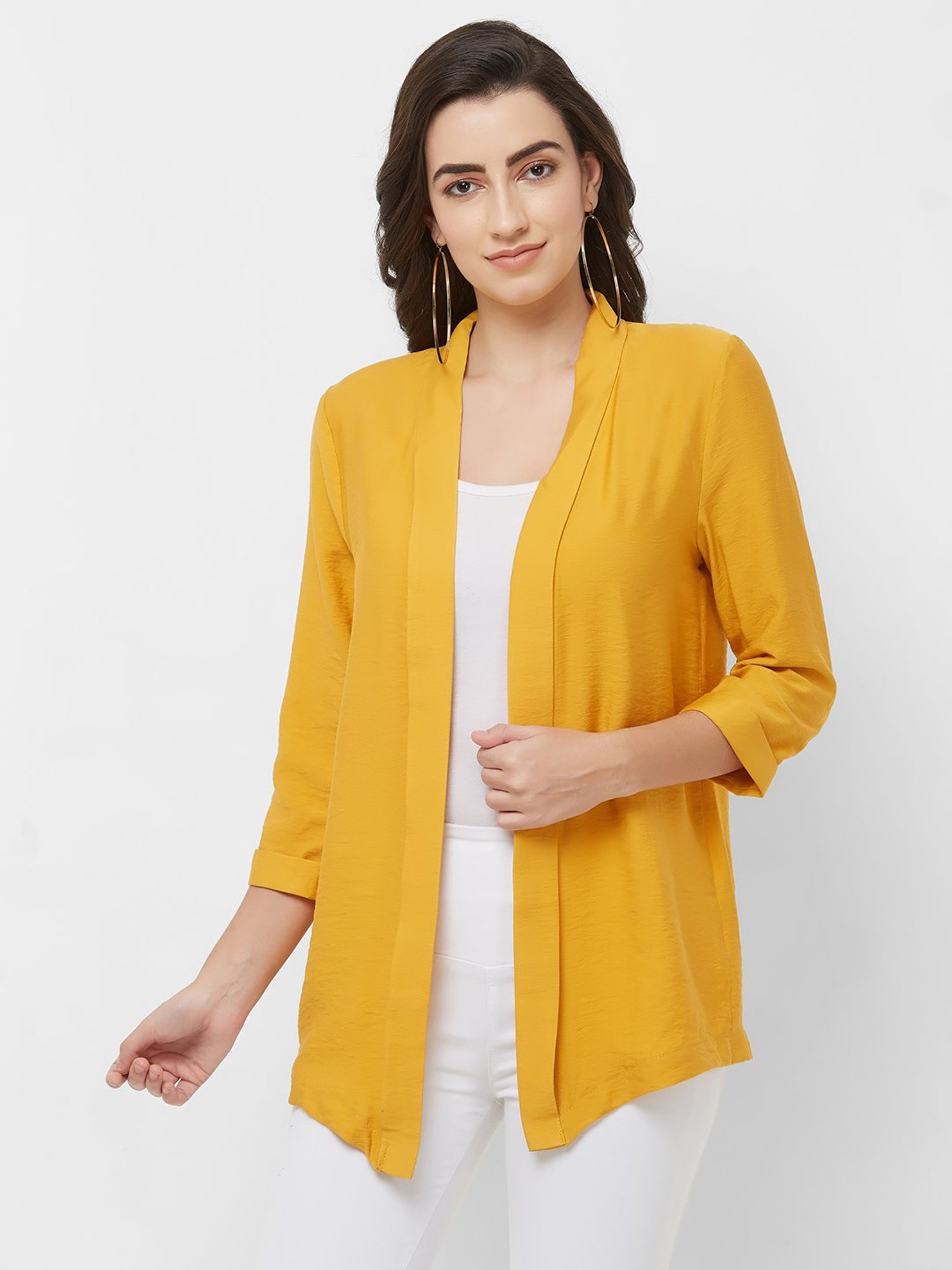 womens mustard cardigan