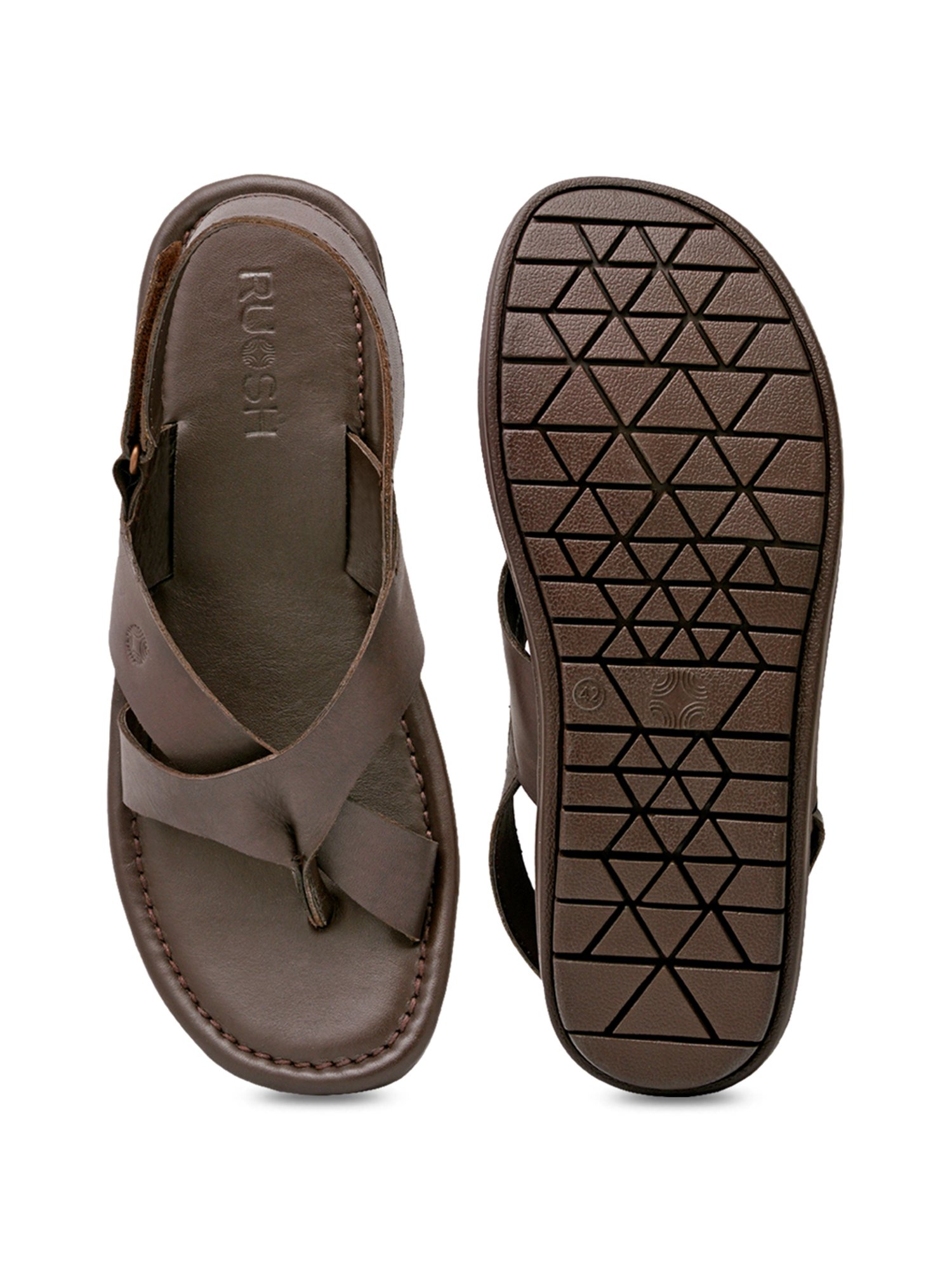 Buy Black Glen Mens Strap Sandal Online - Hidesign