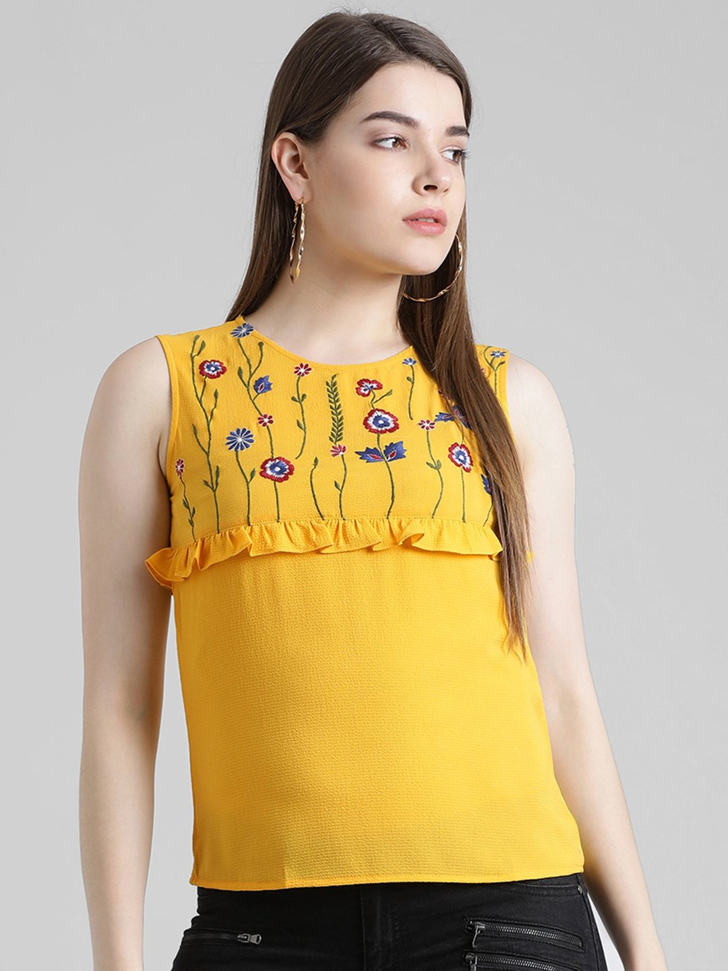 zink london yellow top