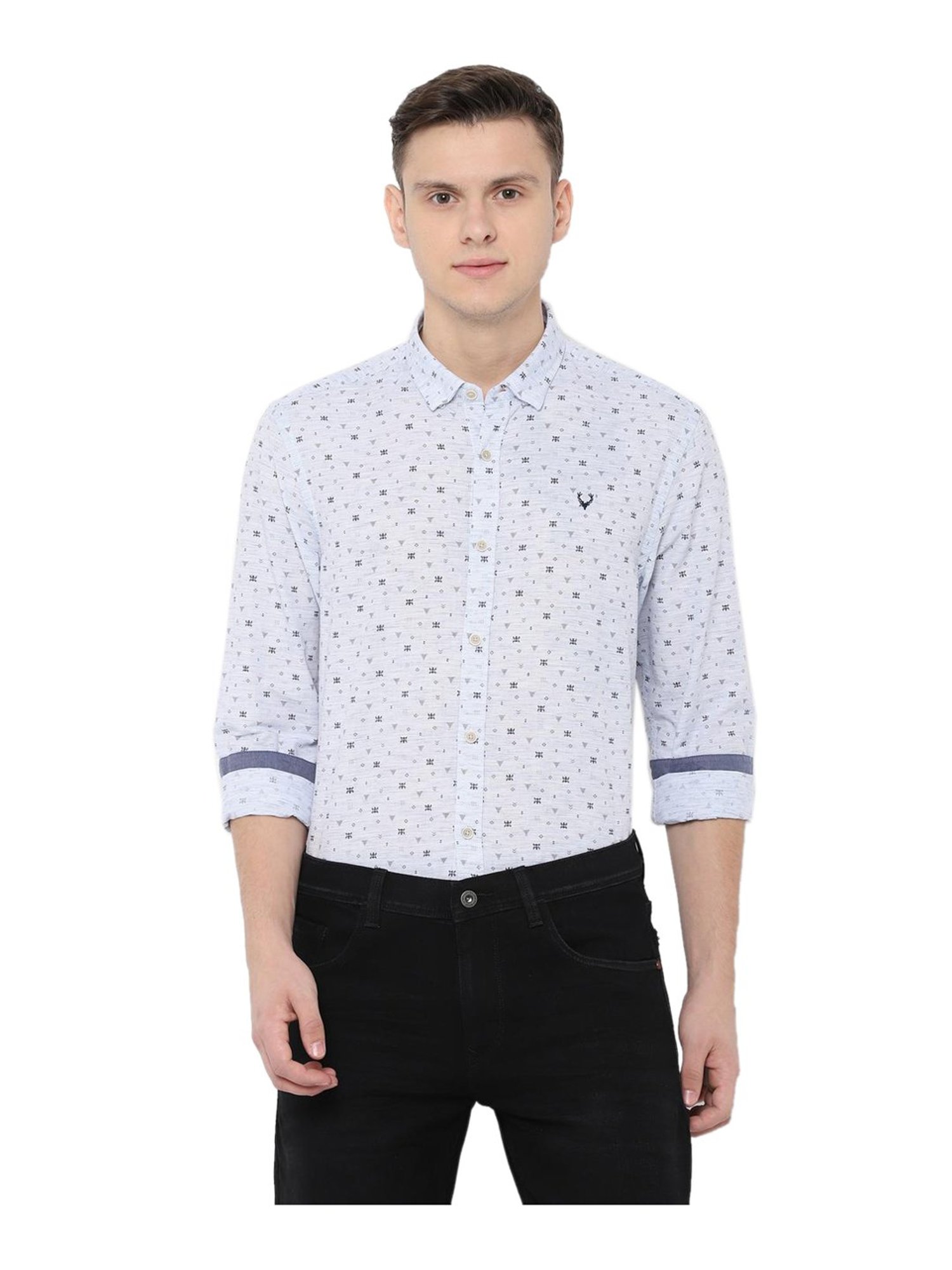 allen solly printed shirts