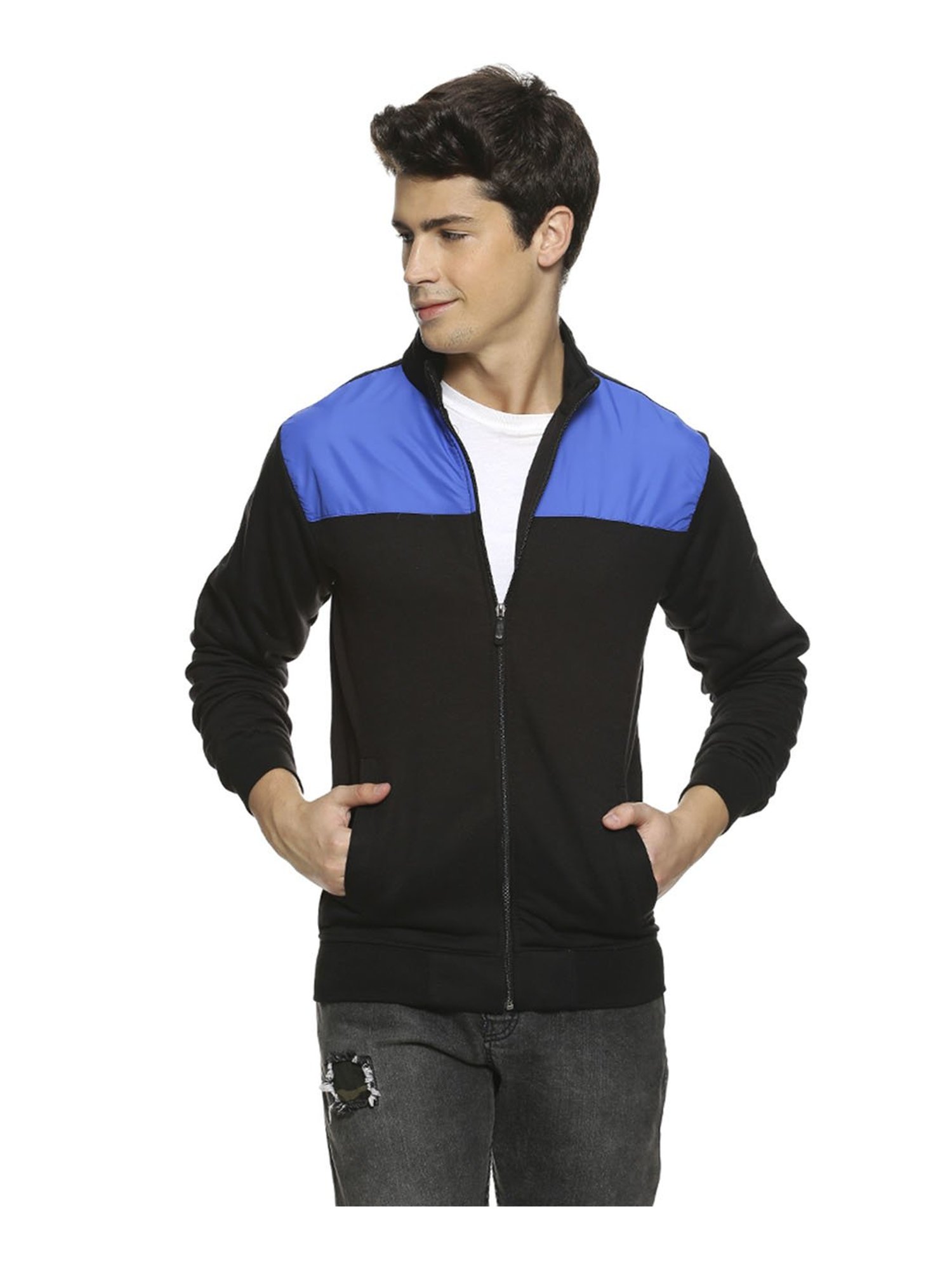 Buy The Souled Store| Official Superman: Sigil Mens and Boys Jackets|Full  Sleeve|Regular fit Graphic Printed | 60% Cotton 40% Polyester Black & Blue  Color Men Jackets at Amazon.in