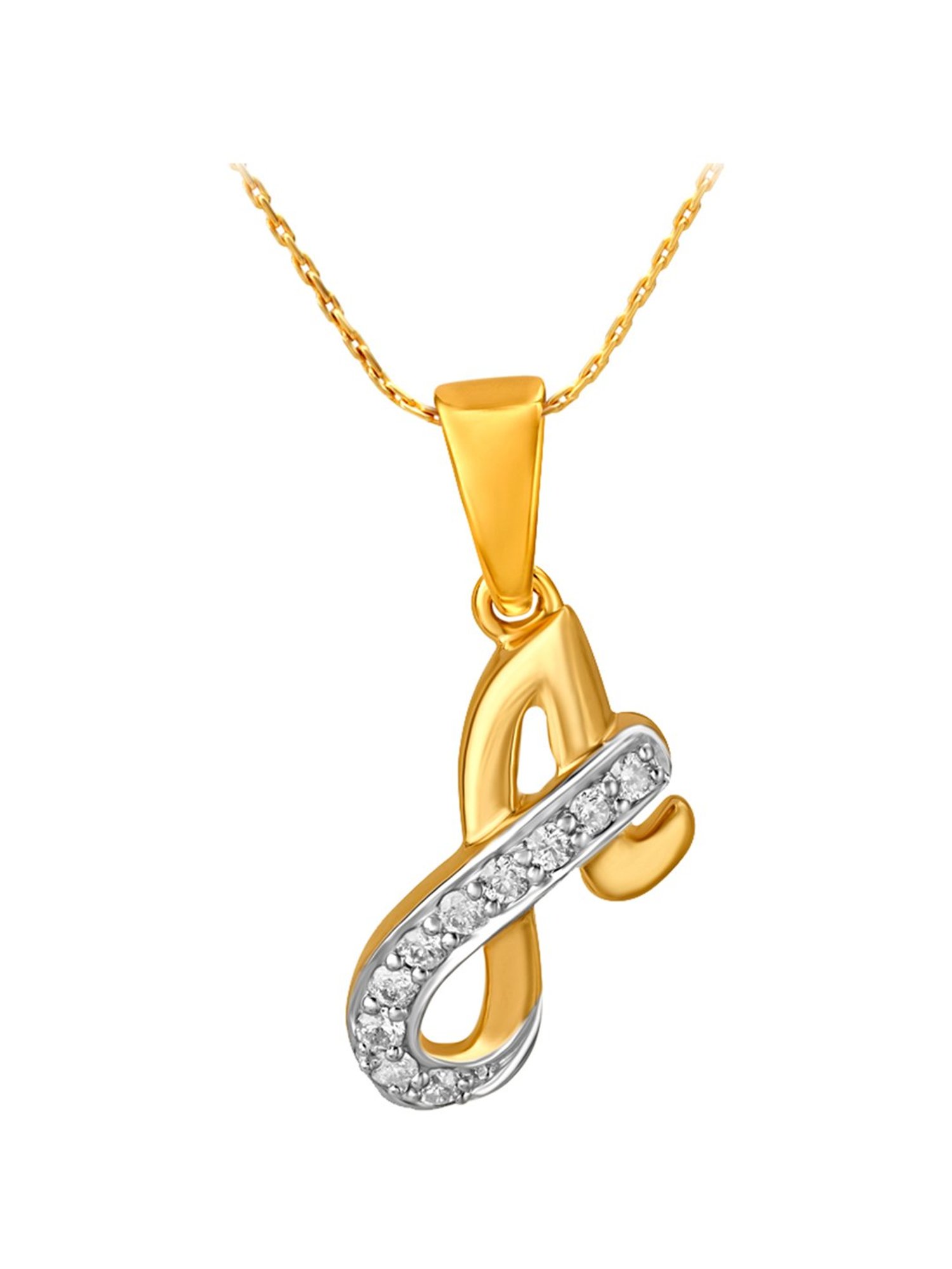 Tanishq 18 kt Gold \u0026 Diamond Pendant 