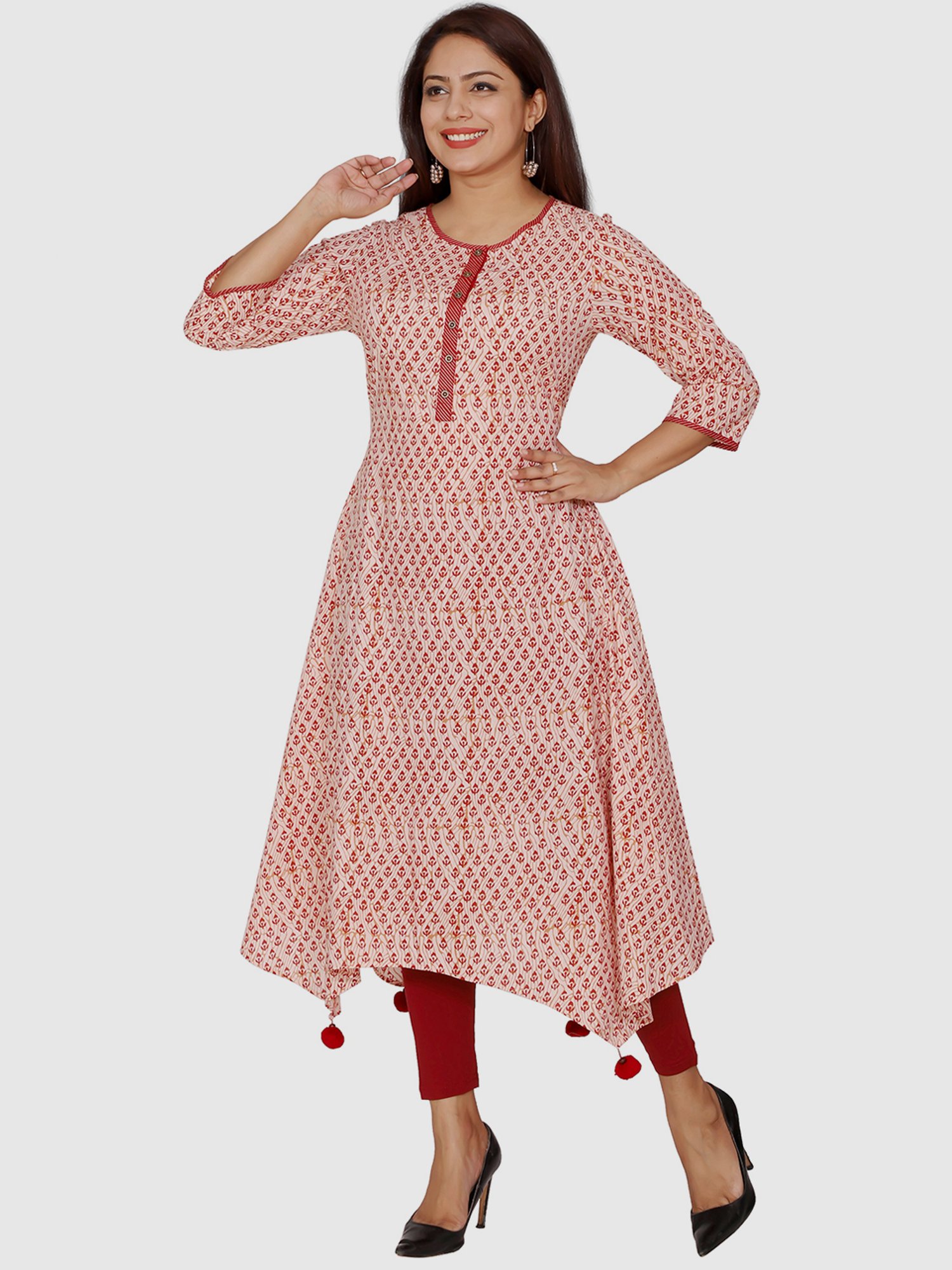 a line kurti dress