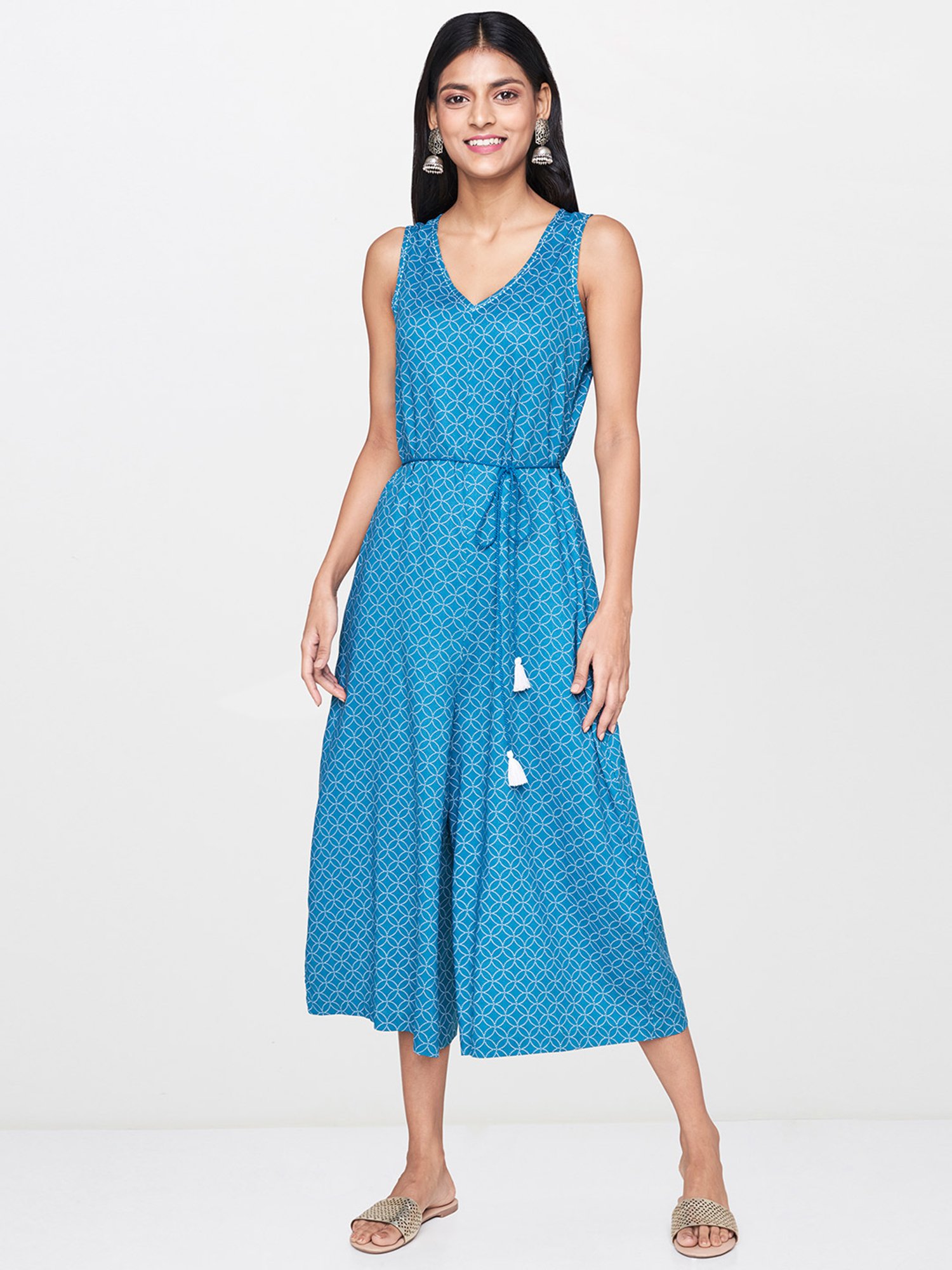 global desi green jumpsuit