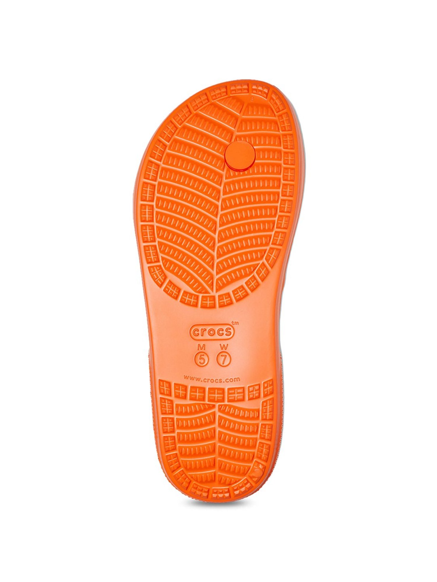 Buy Crocs Classic Tangerine Orange Flip Flops for Women at Best Price @  Tata CLiQ