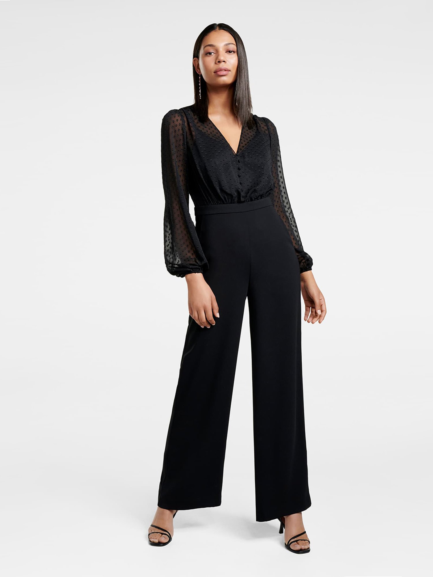 forever new jumpsuit black