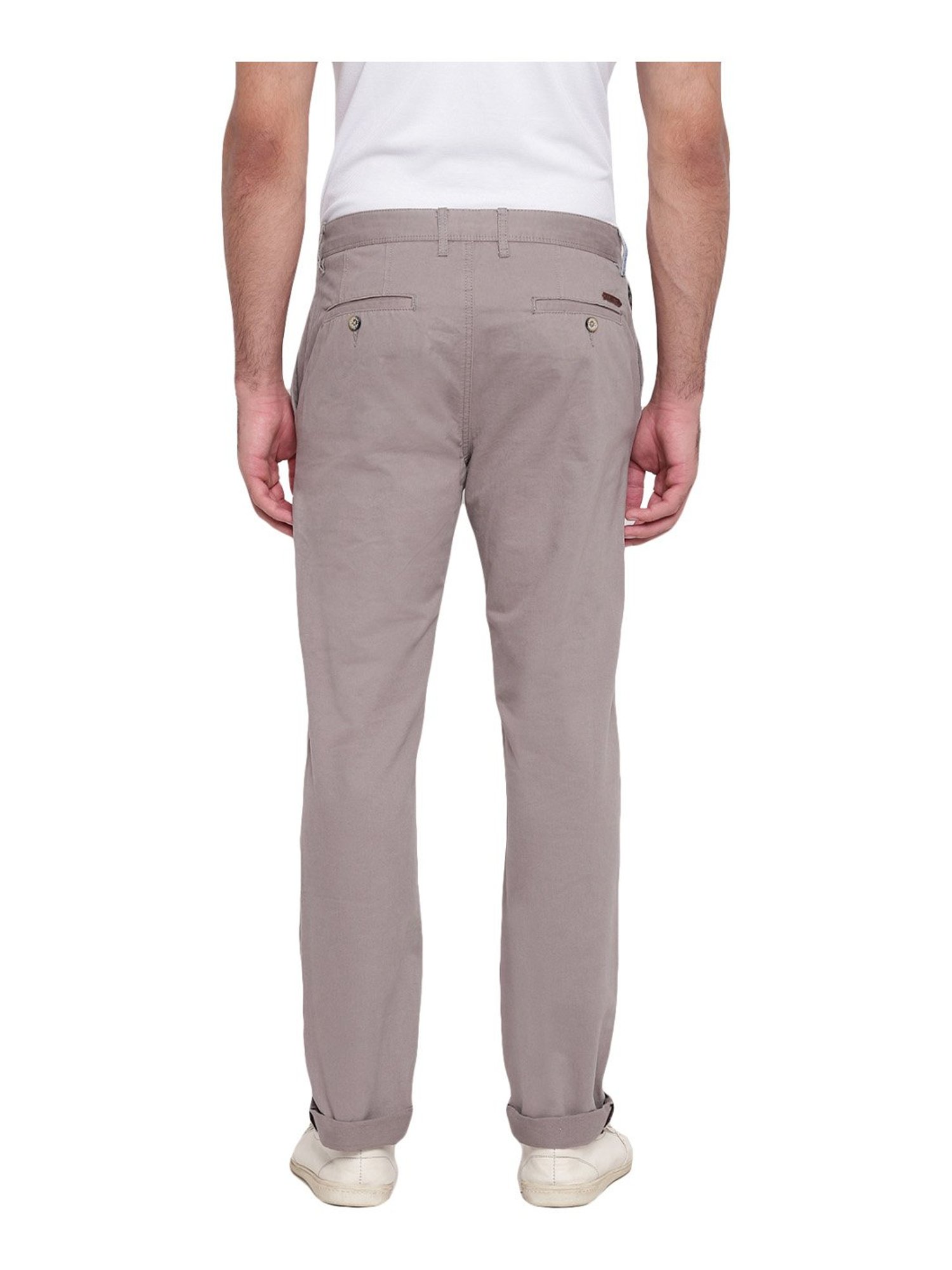 Buy Ruf & Tuf Beige Slim Fit Flat Front Trousers for Men's Online @ Tata  CLiQ