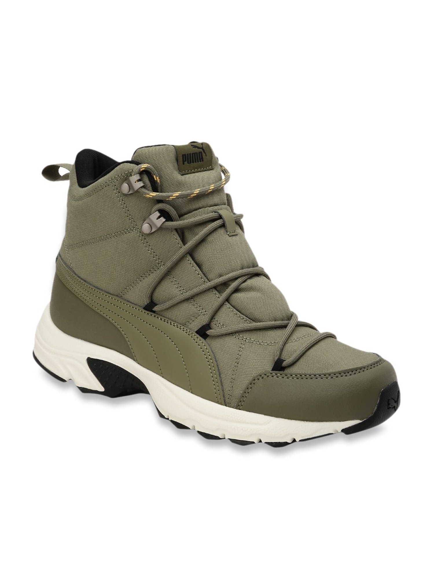 Buy Puma Axis WTR Burnt Olive Ankle High Sneakers for Men at Best Price Tata CLiQ