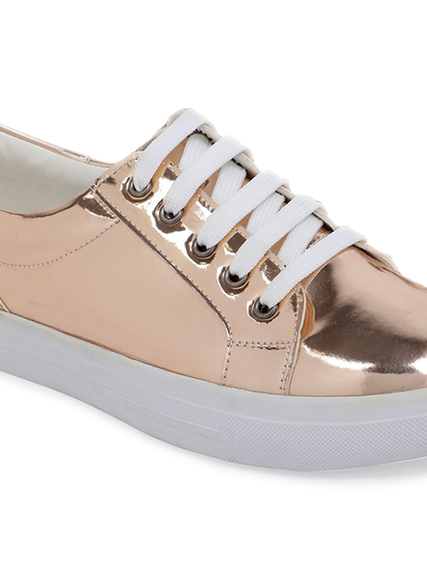 Buy Carlton London Rose Gold Casual Sneakers for Women at Best