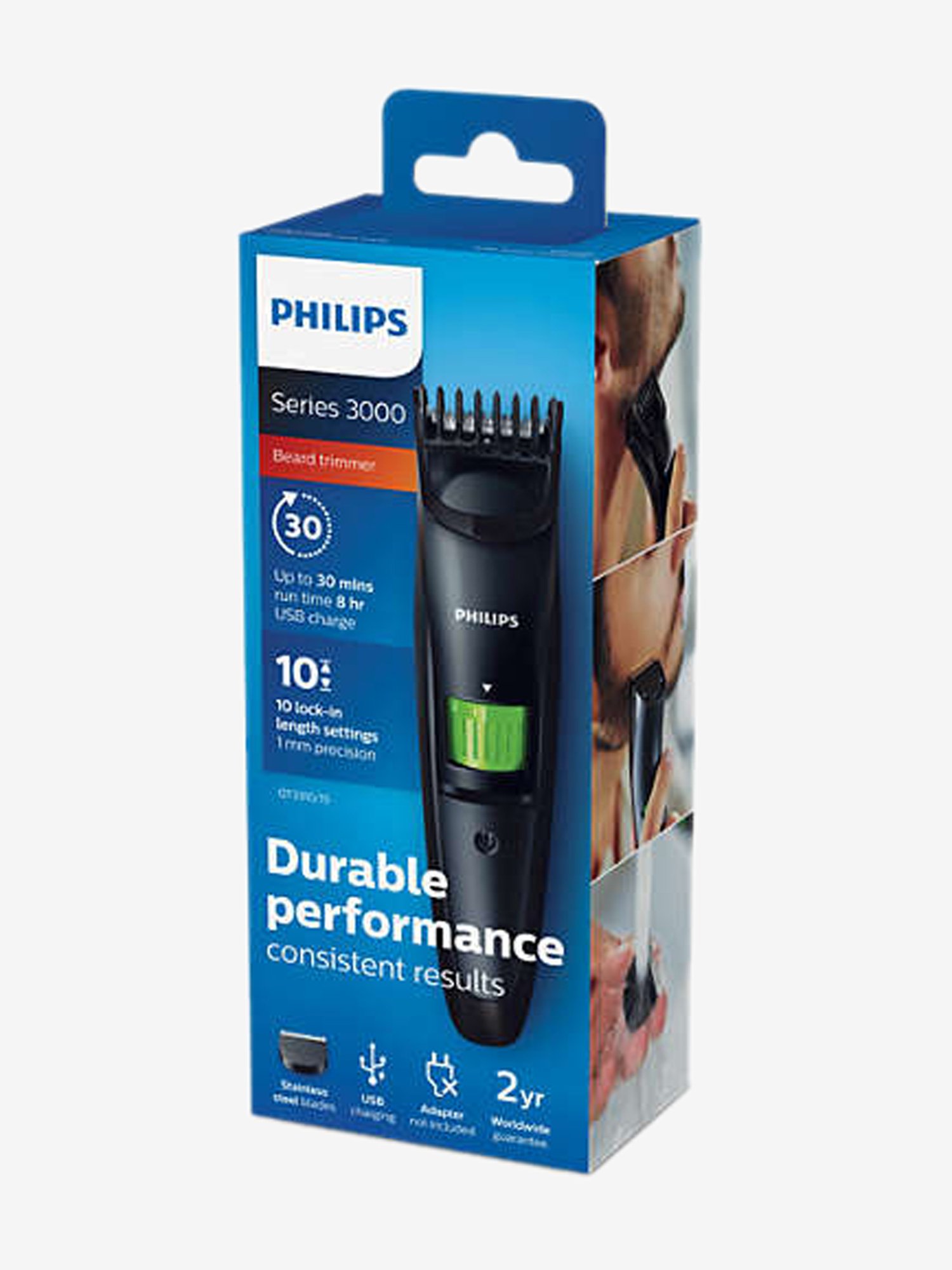 PHILIPS 3000 Beard Trimmer [QT3310/15] in Anand at best price by AMAN  ELECTRONICS - Justdial