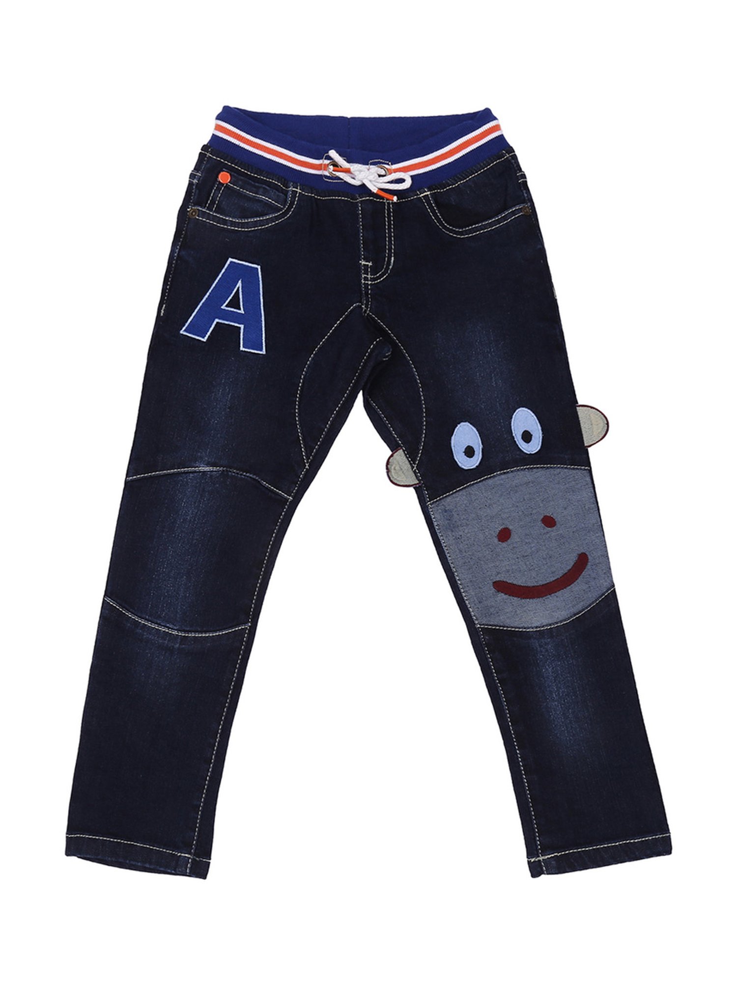 juniors embroidered jeans