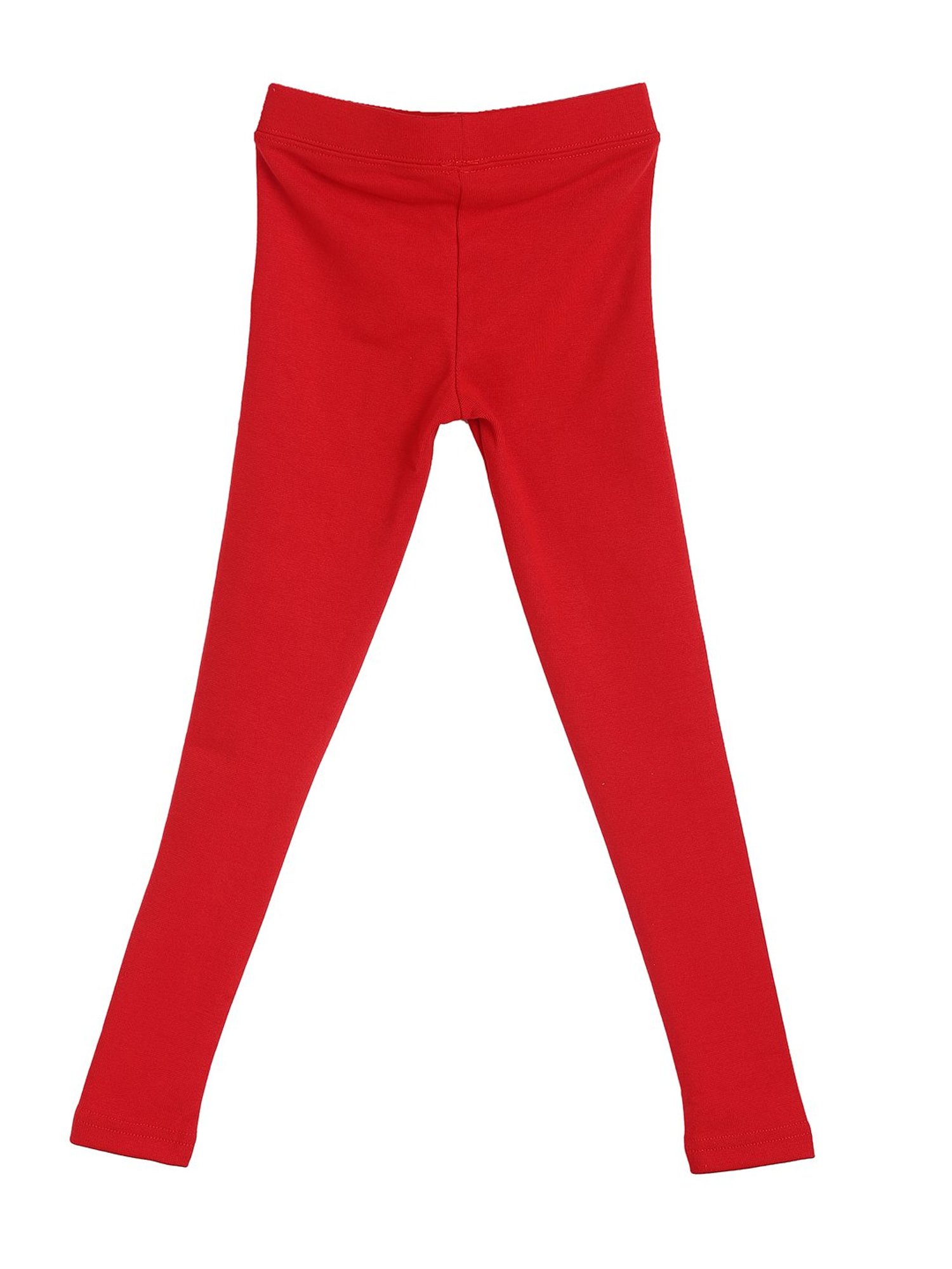 Buy 612 League Kids Red Solid Leggings for Girls Clothing Online @ Tata CLiQ
