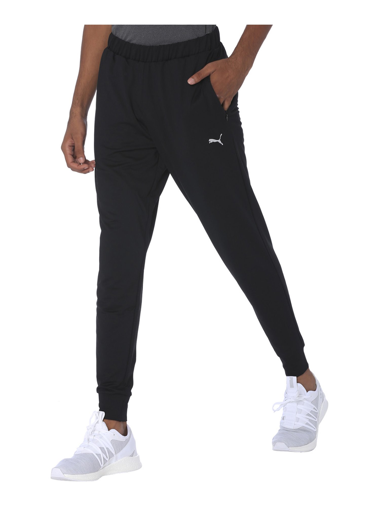 puma black joggers