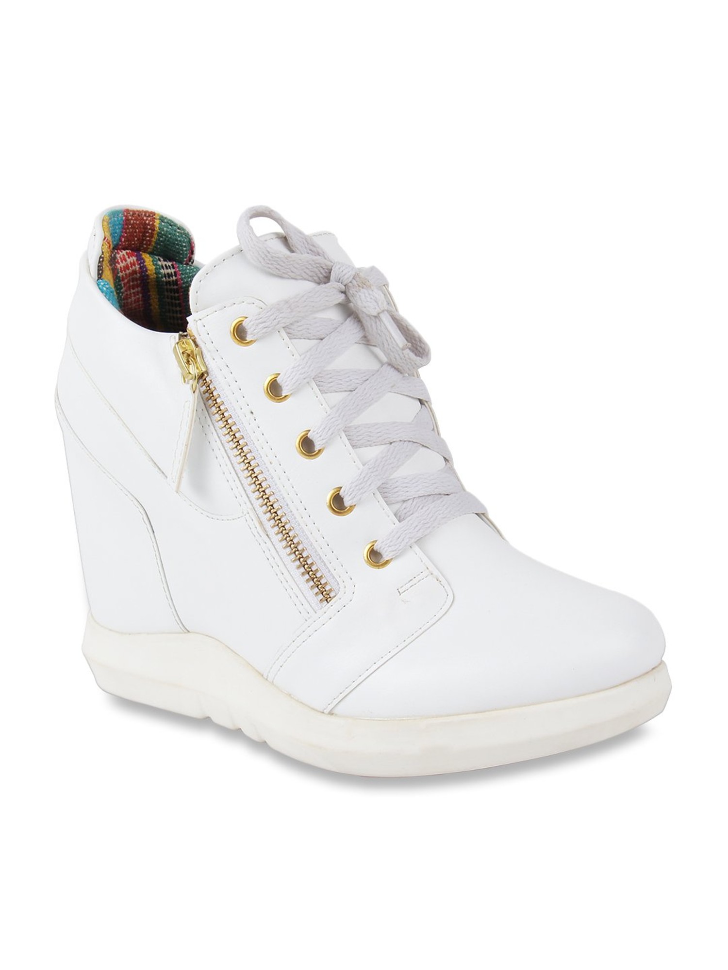 Sassy Crawley Wedge Sneakers | Black Croc – Twisted Label Boutique