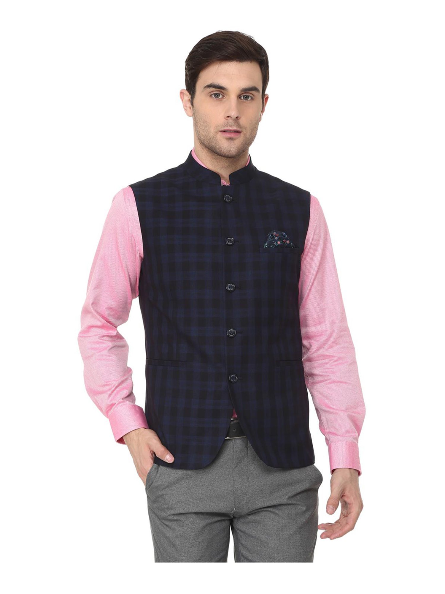 Buy Allen Solly Men's A-Line Coat (ASNJMSLF824430_Pink_3XL) at Amazon.in