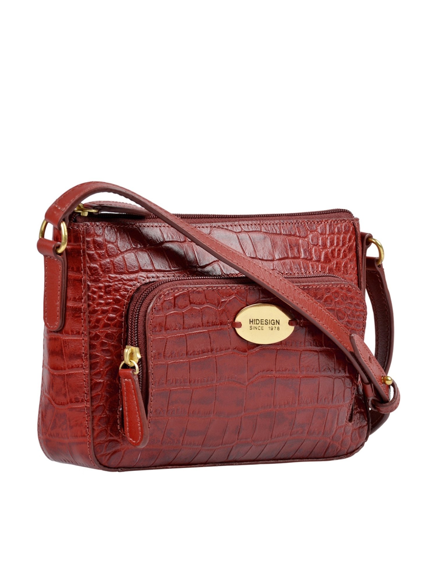 Buy Red 3 Musketeers 01 Sling Bag Online - Hidesign