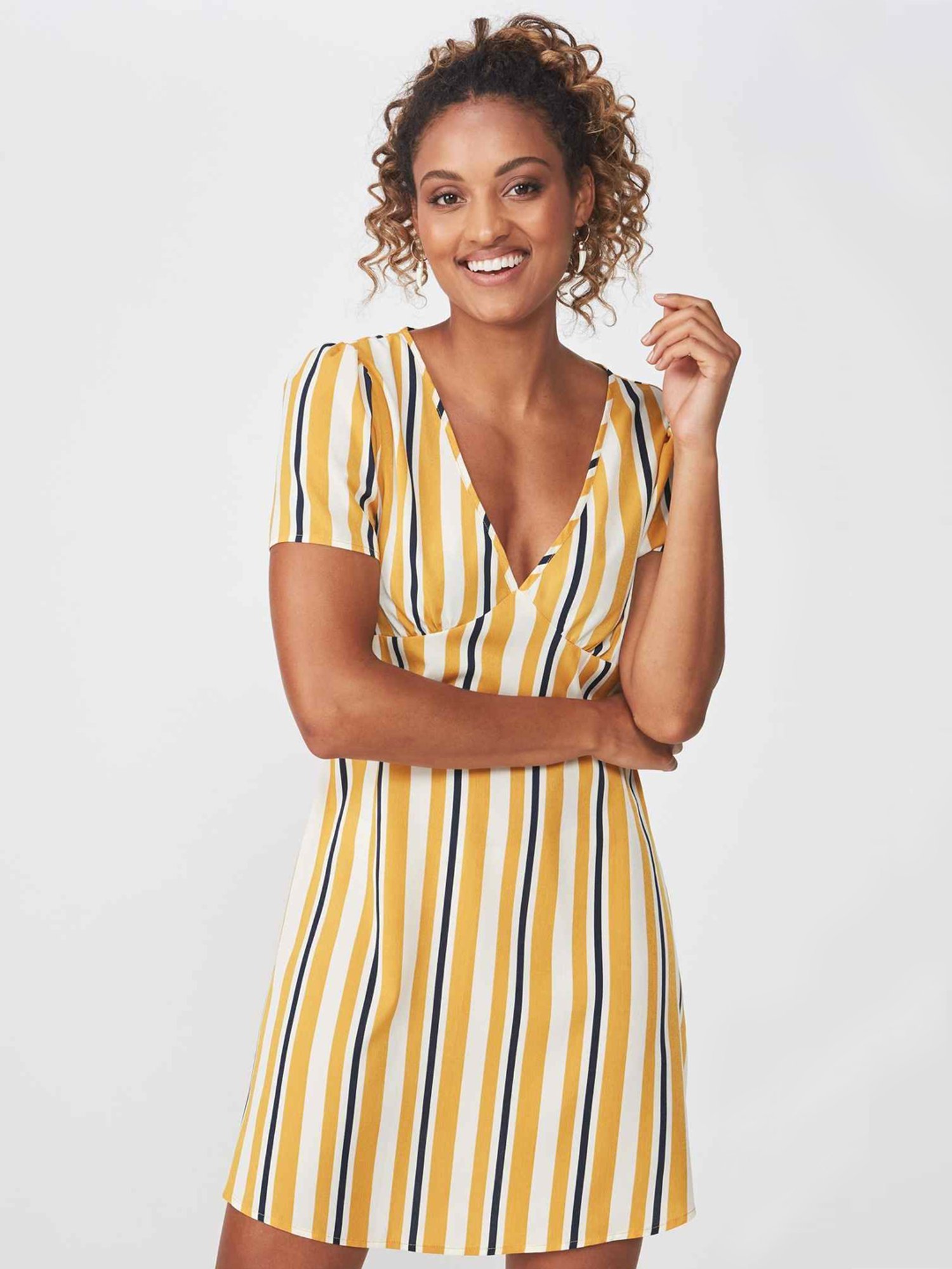 yellow dress cotton on