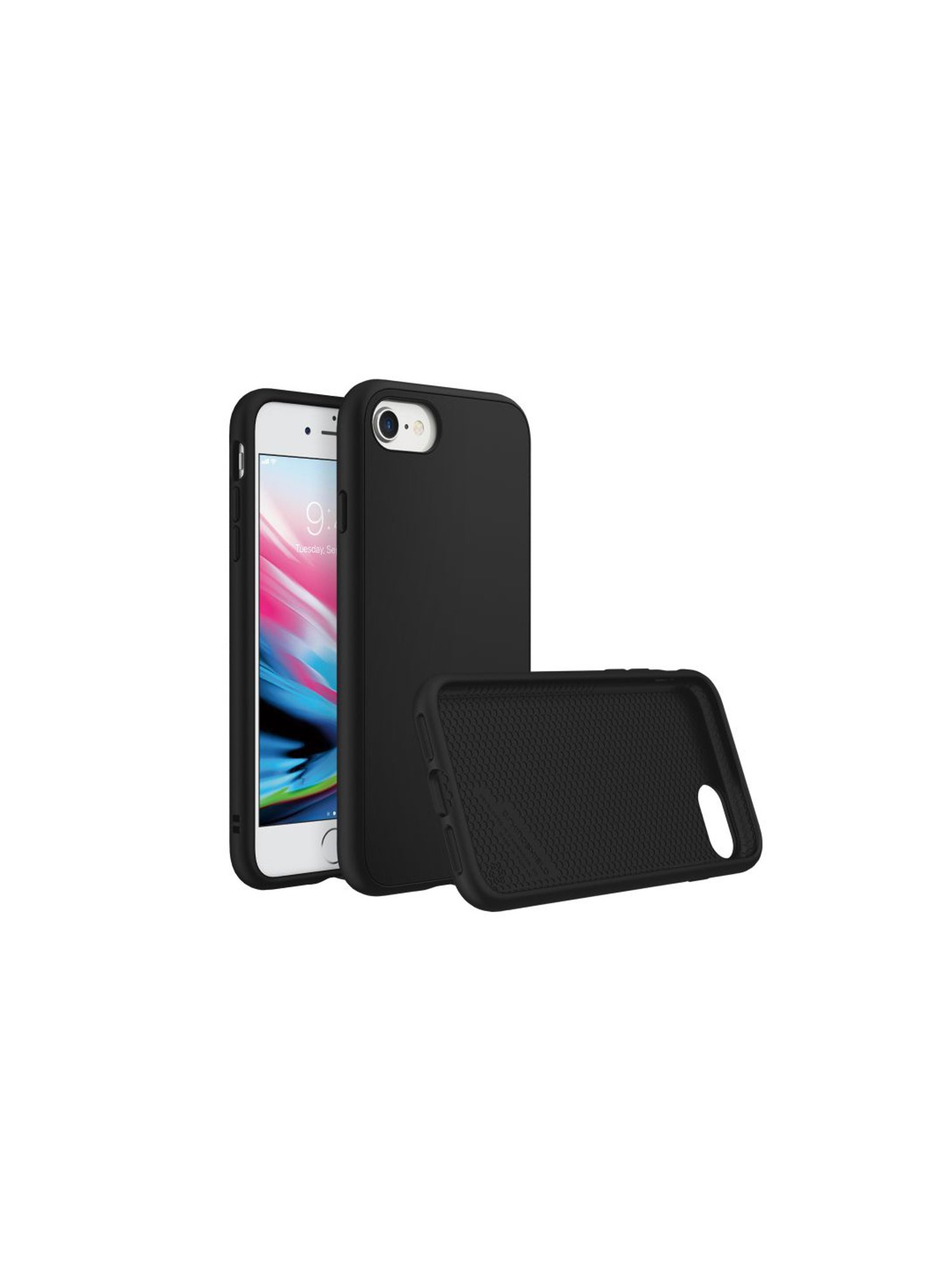 RhinoShield Case for iPhone 8 / iPhone 7 [SolidSuit] (Classic Black)