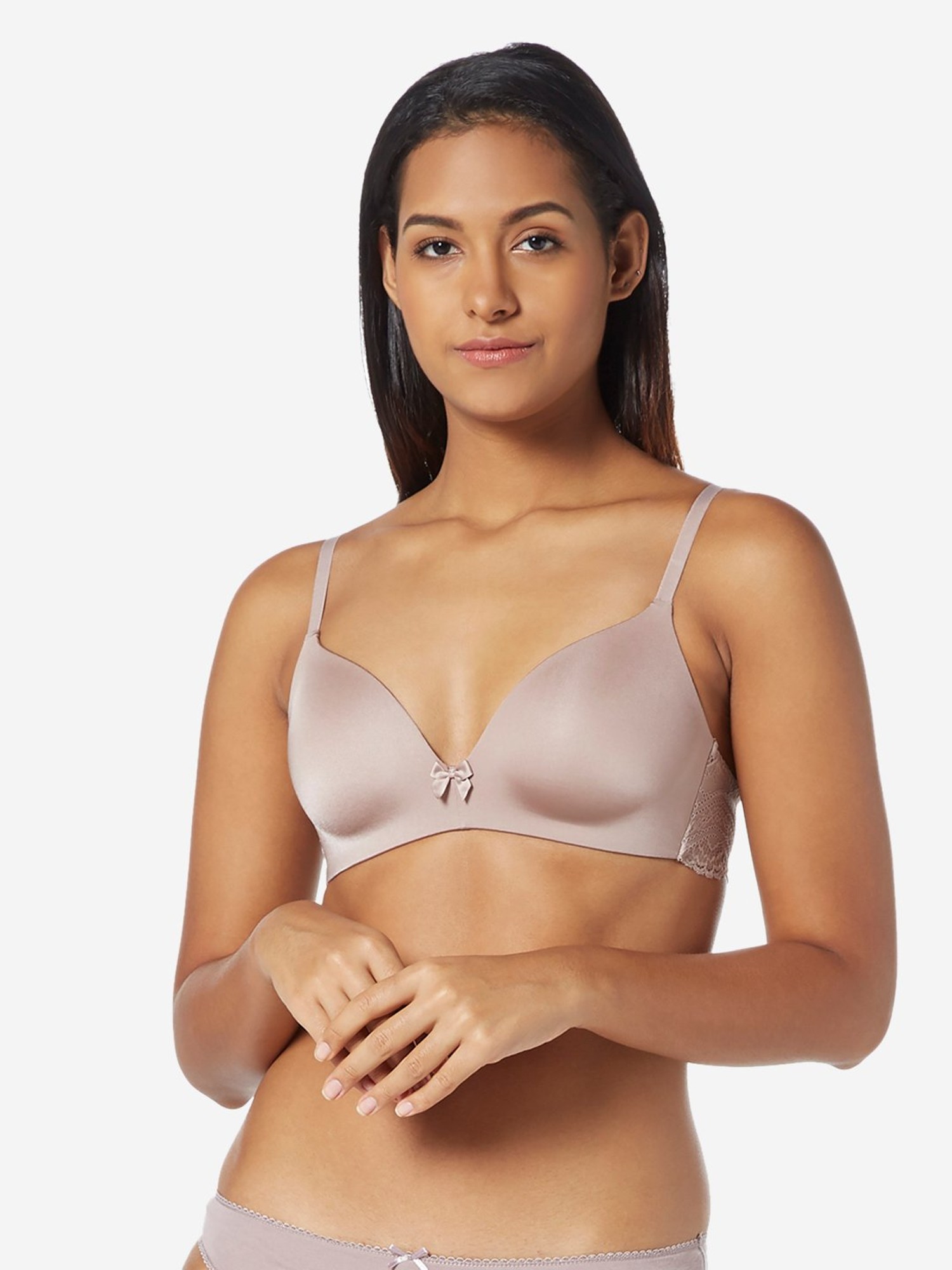 Buy Wunderlove by Westside Taupe Padded Lace Wings Bra for Women Online @  Tata CLiQ