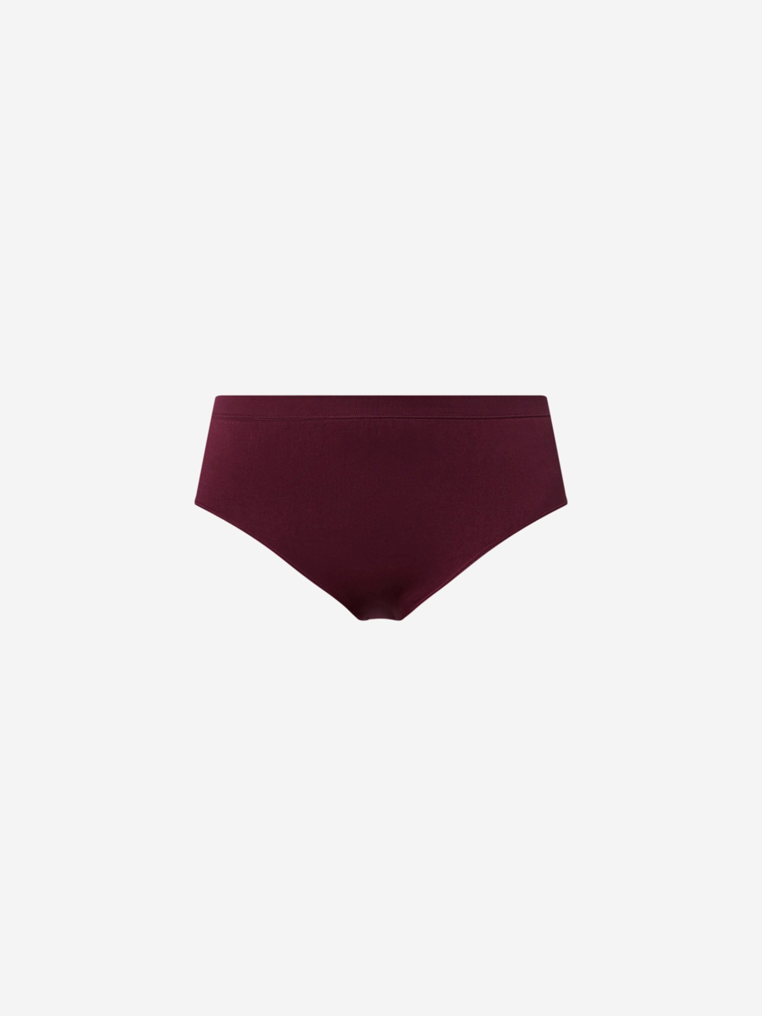 Wunderlove by Westside Solid Brown Seamless High-Leg Brief