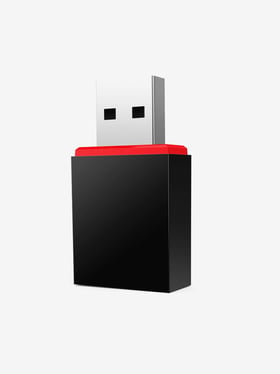Tenda U3 300Mbps Mini Wireless USB Adapter Black Tenda Electronics TATA CLIQ