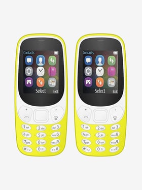I Kall K3310 64 MB (Yellow and White) 32 MB, Dual Sim (Pack of 2)
