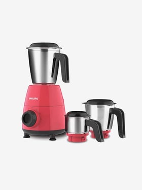 Philips Daily Collection HL7505/02 500 W 3 Jars Mixer Grinder (Red and Black)